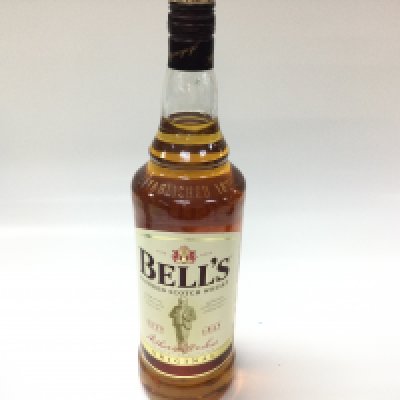 A 1 litre bottle of bells blended whisky. Sealed.