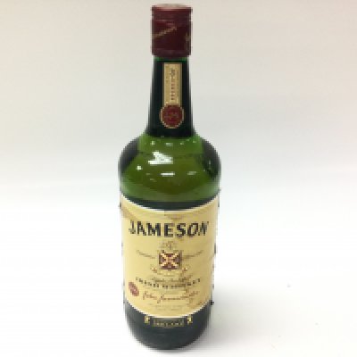 A bottle of Jameson whiskey. 1 litre sealed bottle.