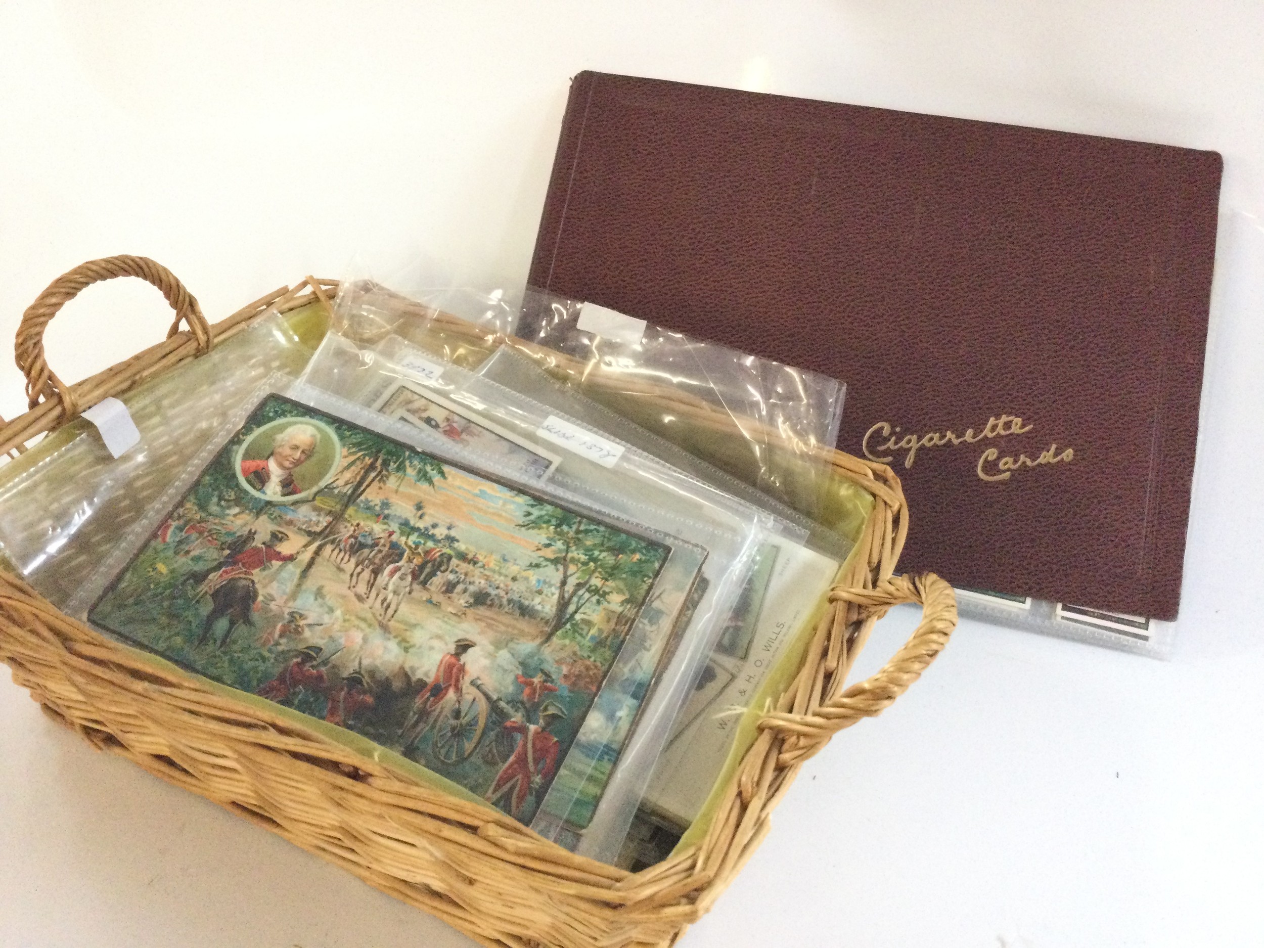 A collection of vintage cigarette and collectors cards including complete from Costlier tobacco, chairman cigarettes and princes candles along with a collection of birthday cards. No reserve