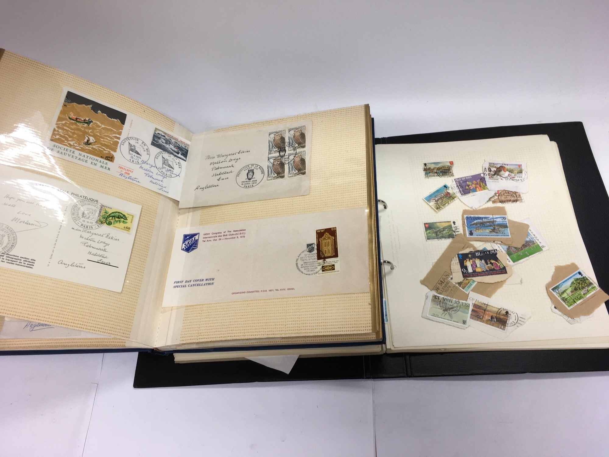 A collection of mixed world stamps including Commonwealth examples.