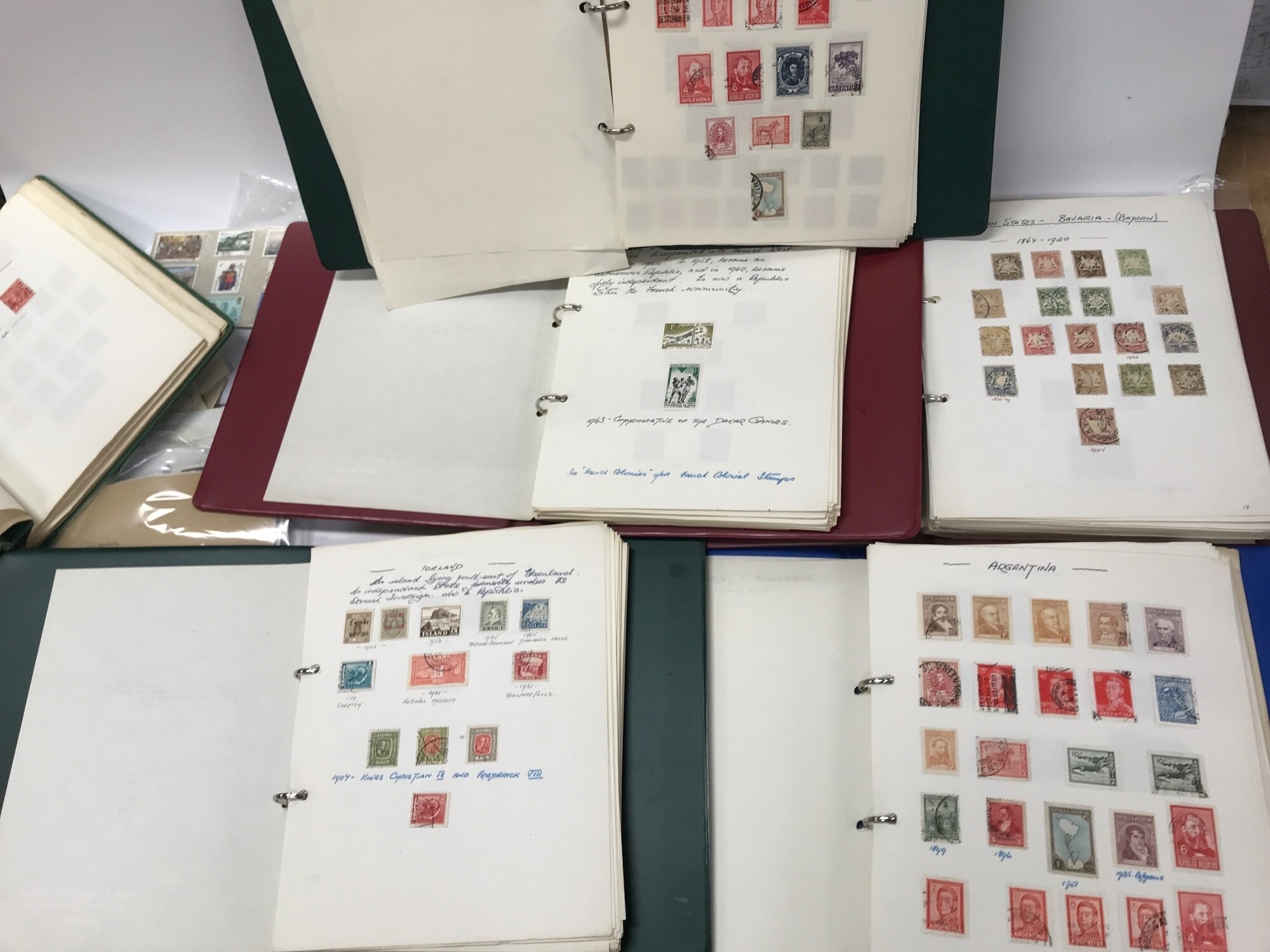 A large collection of assorted world stamps.
