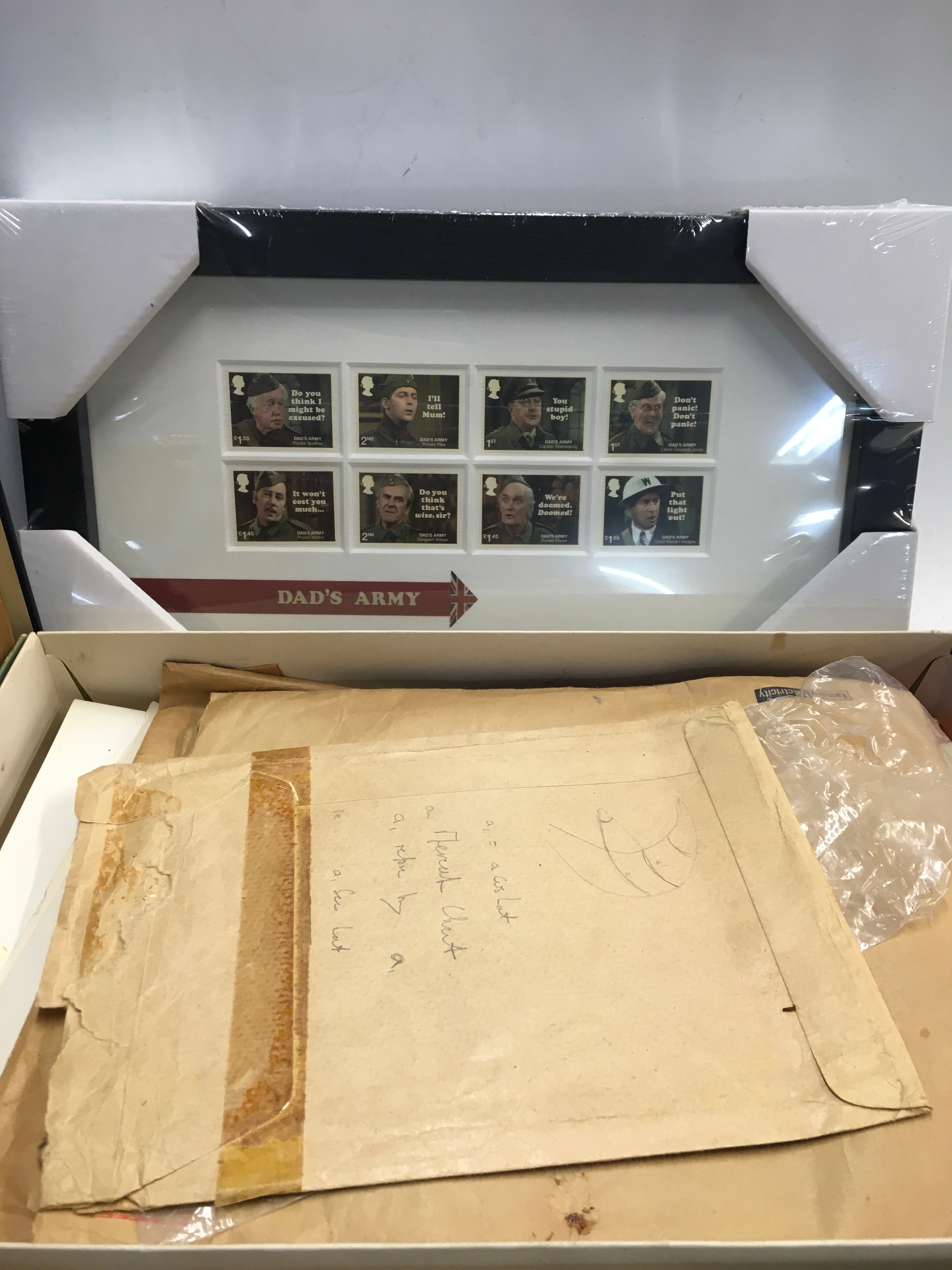 A collection of stamps and first day covers. 