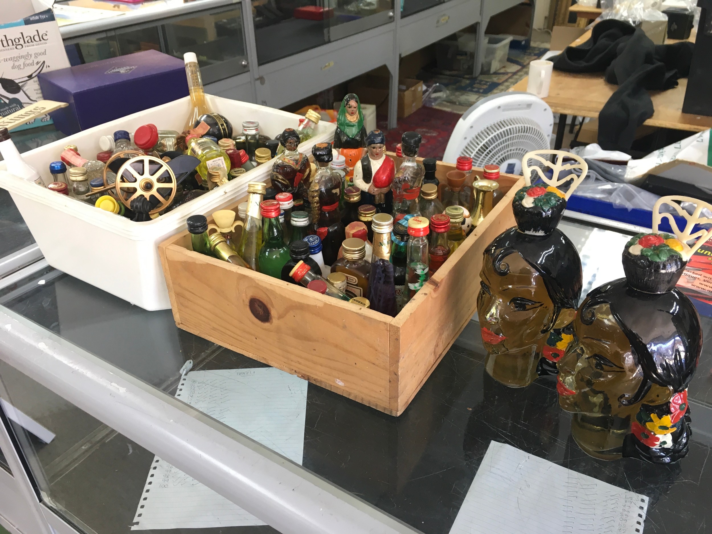 110 miniature spirits, no reserve