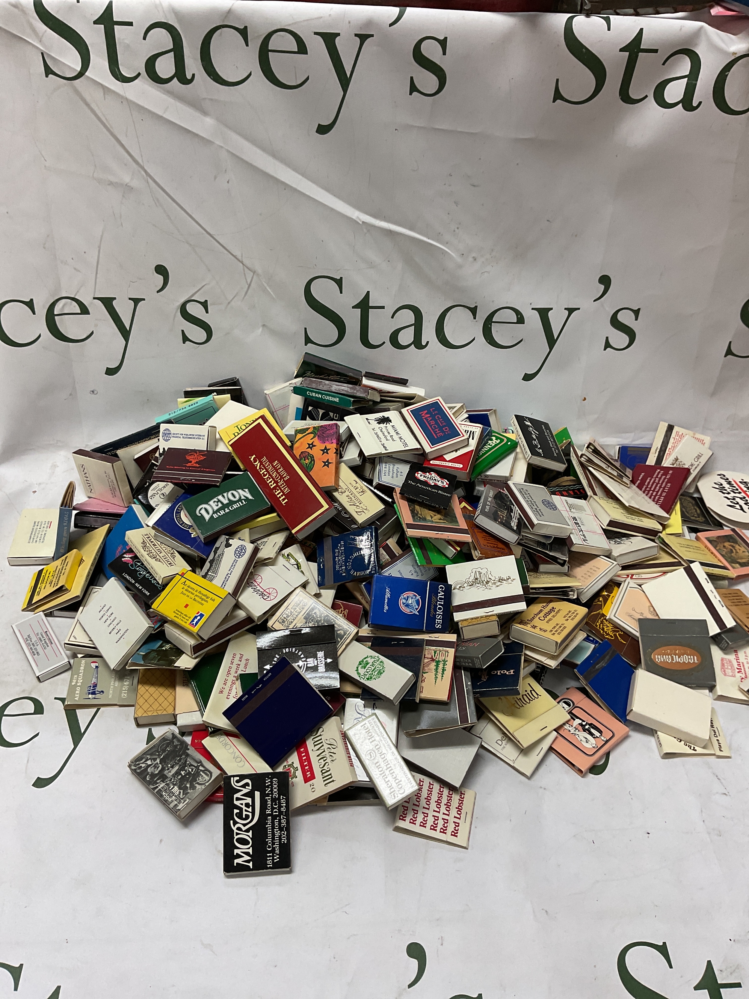 Large qty of matchboxes and match cards.