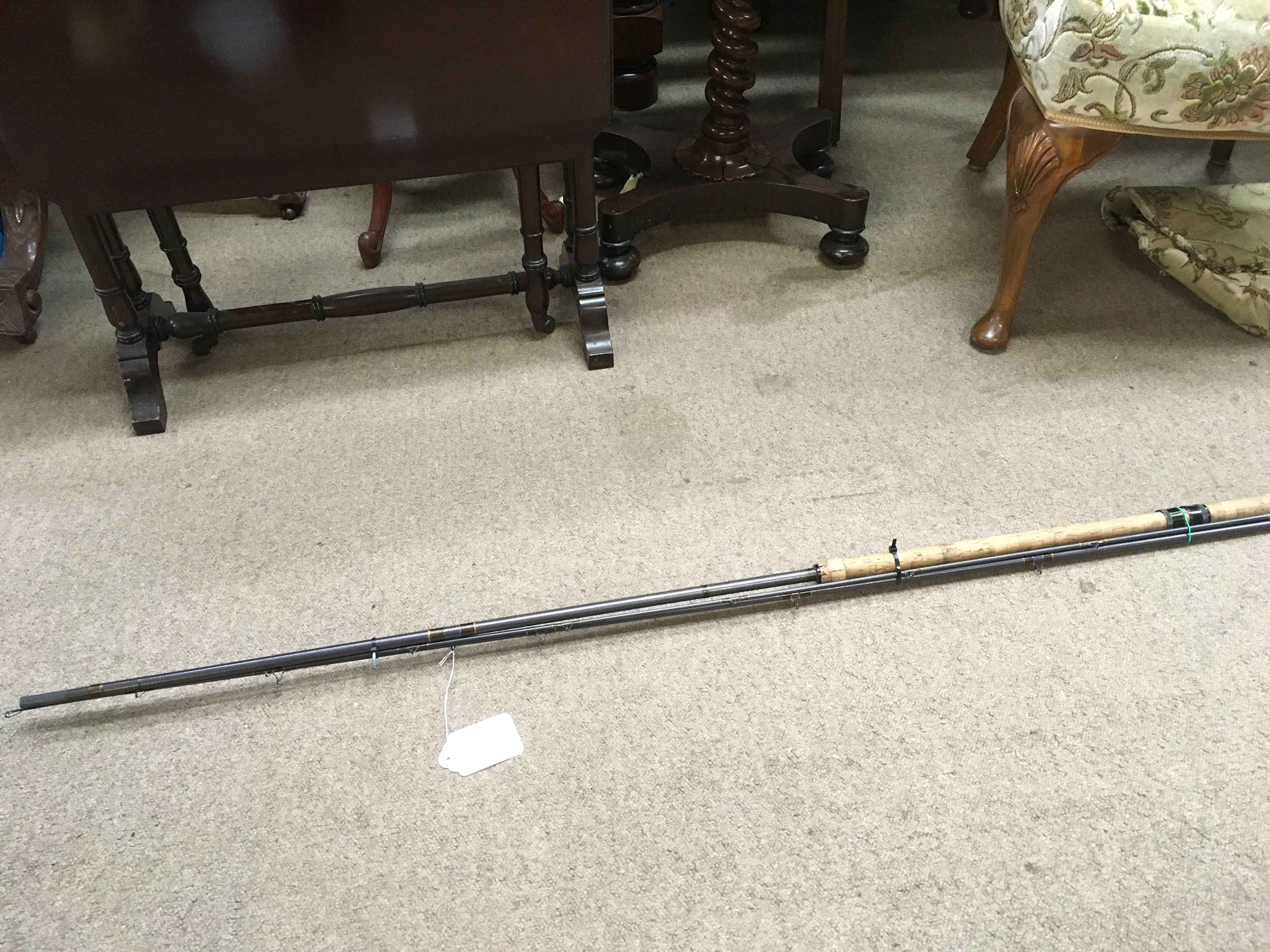 A Daiwa Whisker 14ft match rod , transfers worn, but in very good condition. Quality rod. No reserve