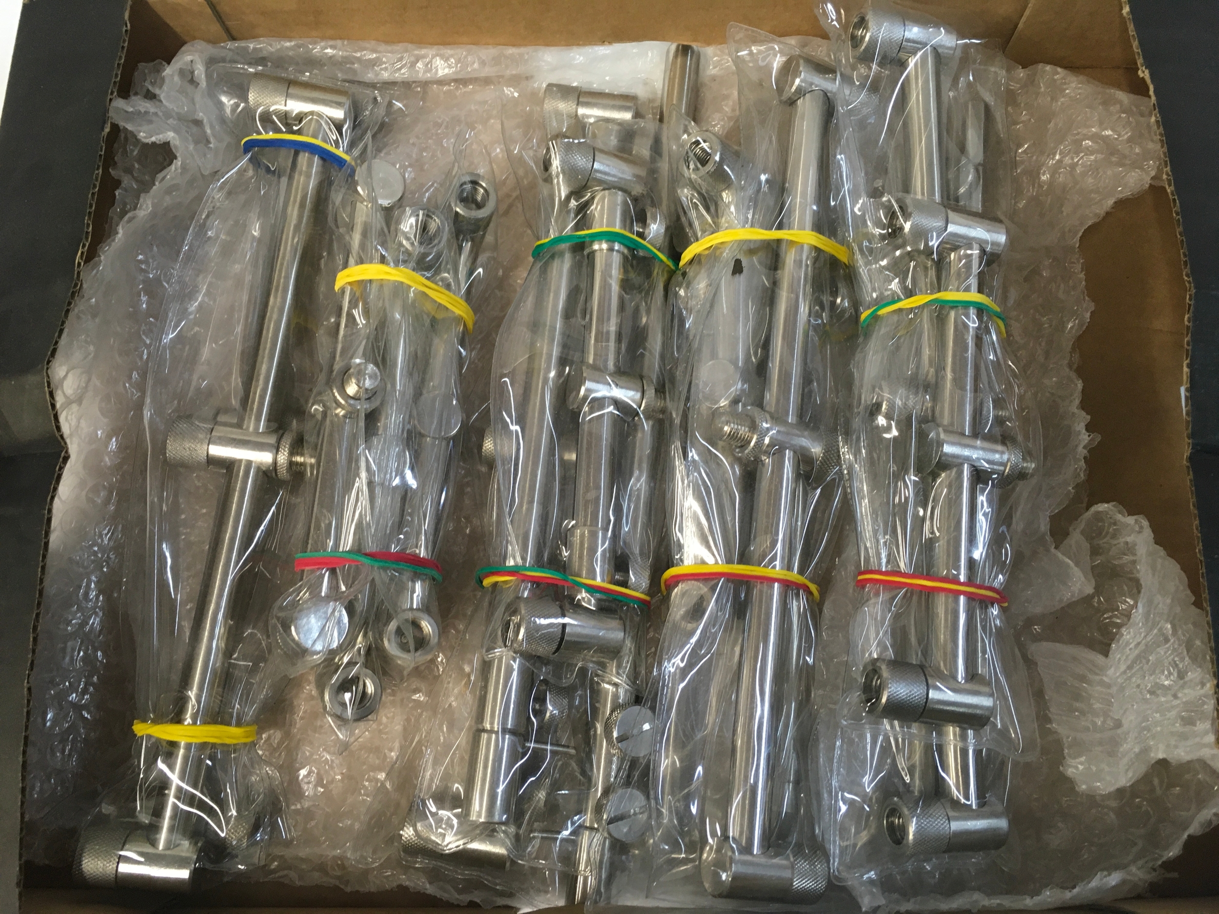 Stainless steel buzz bars and bank sticks , no reserve 