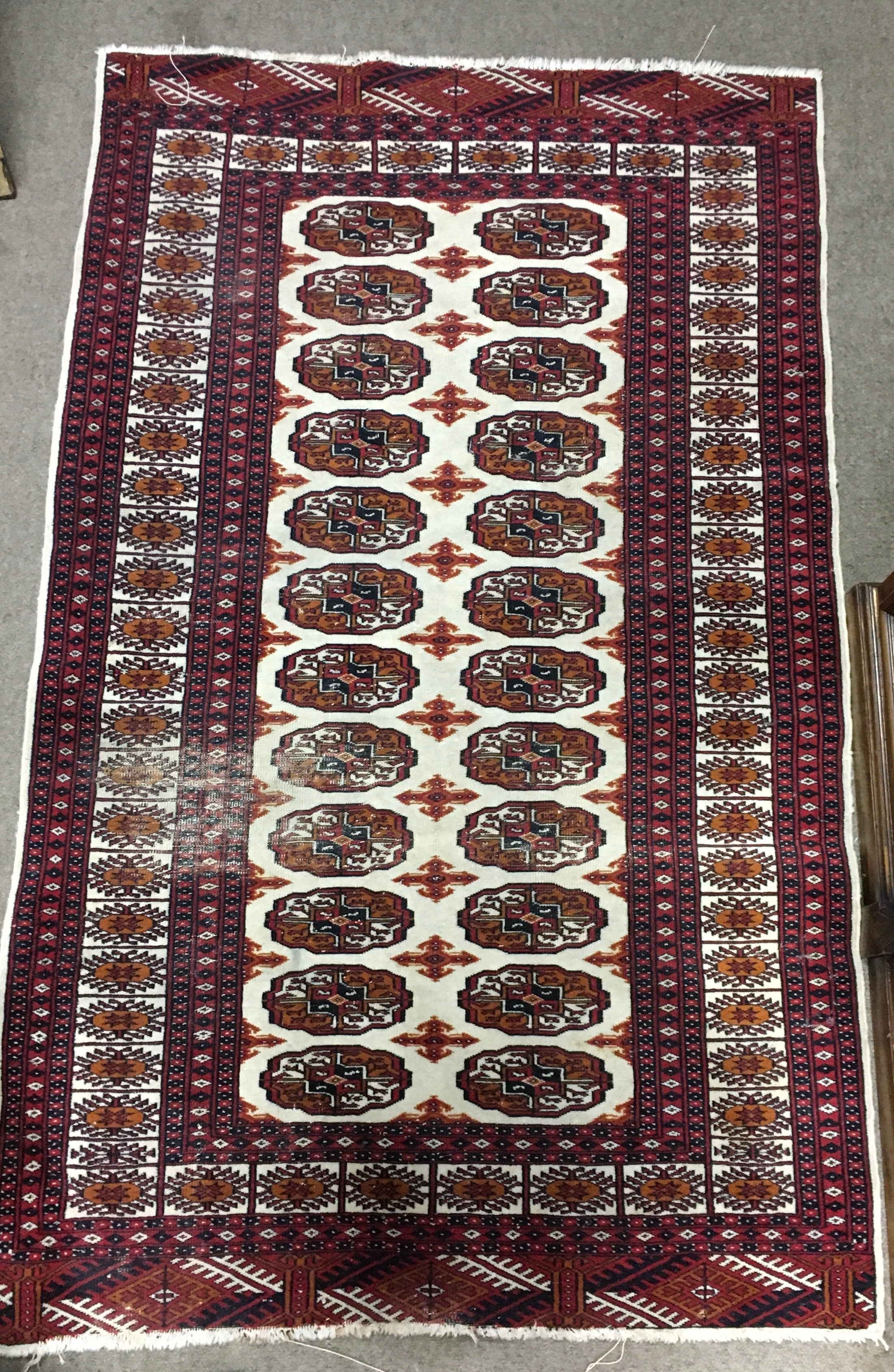 5 hand knotted rugs 