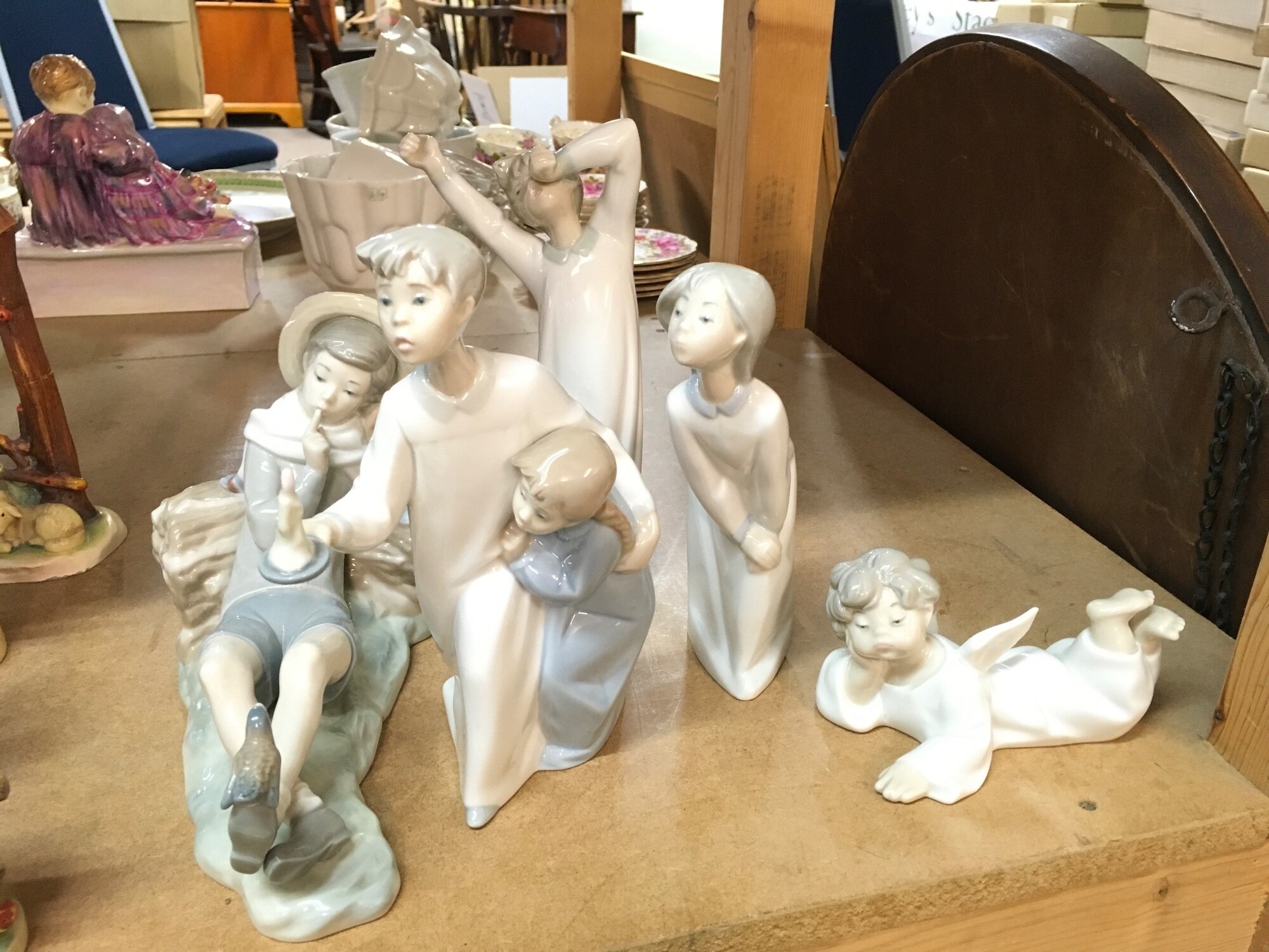 A collective of Lladro figures