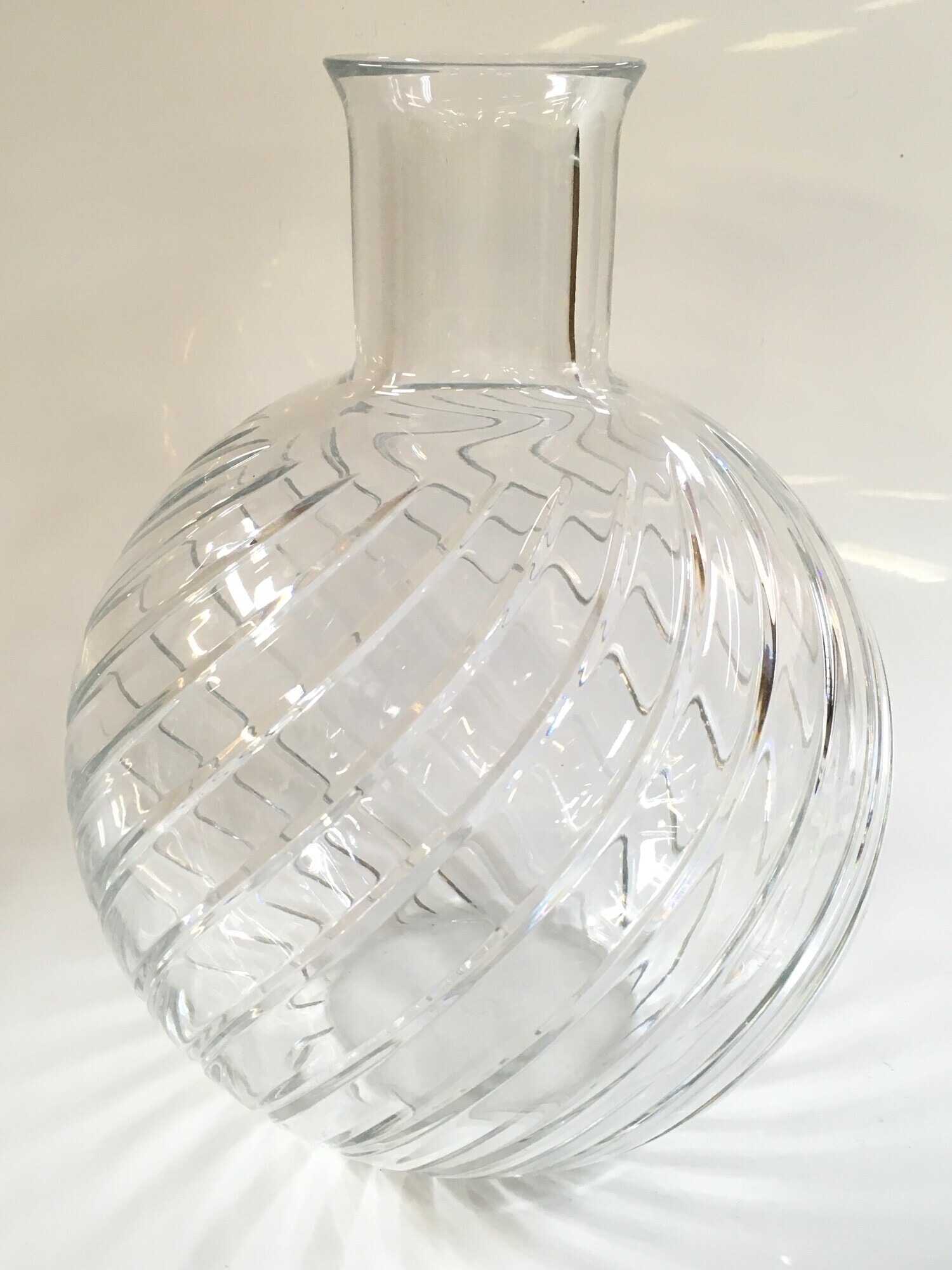 A Baccarat crystal vase