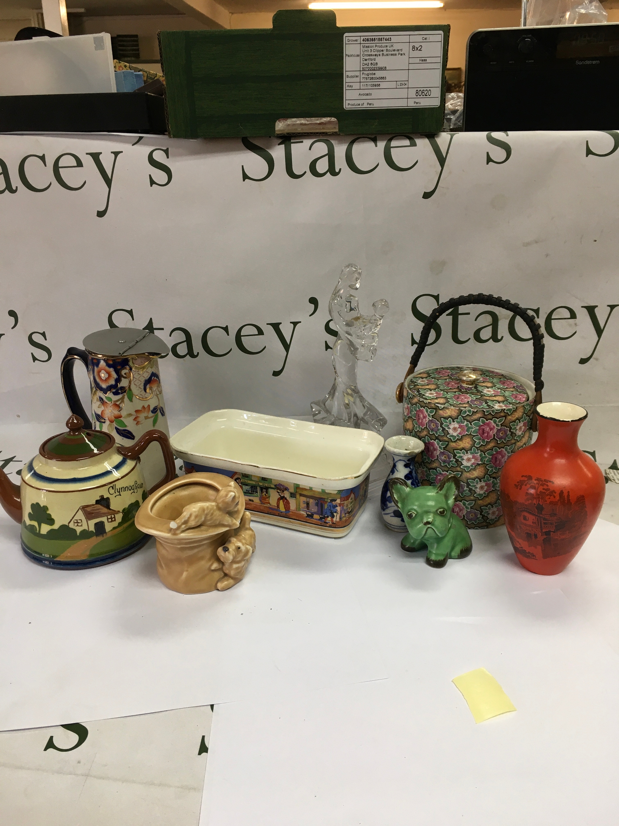 A collection of a wide variety of different ceramics 