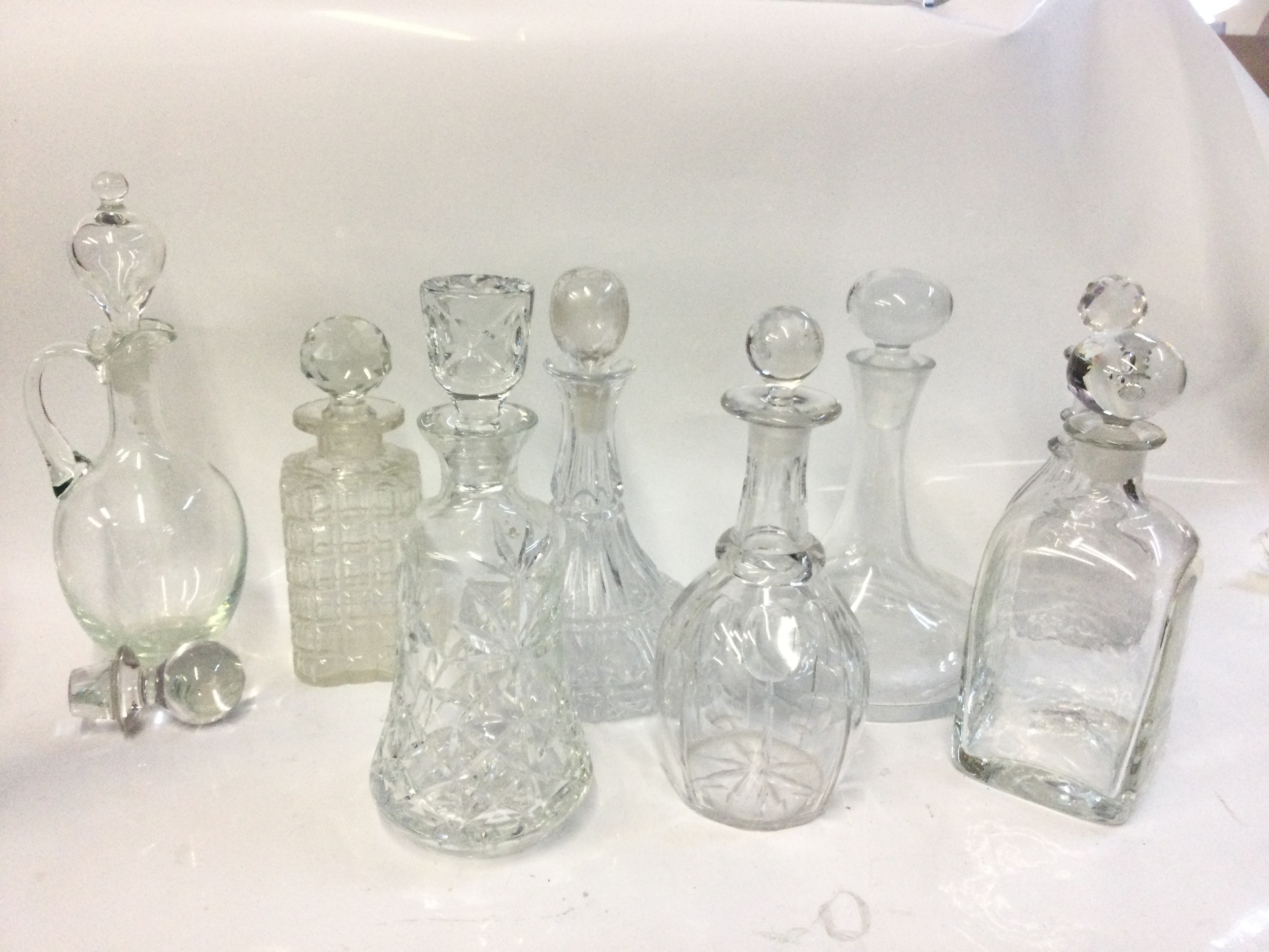 Glass decanters