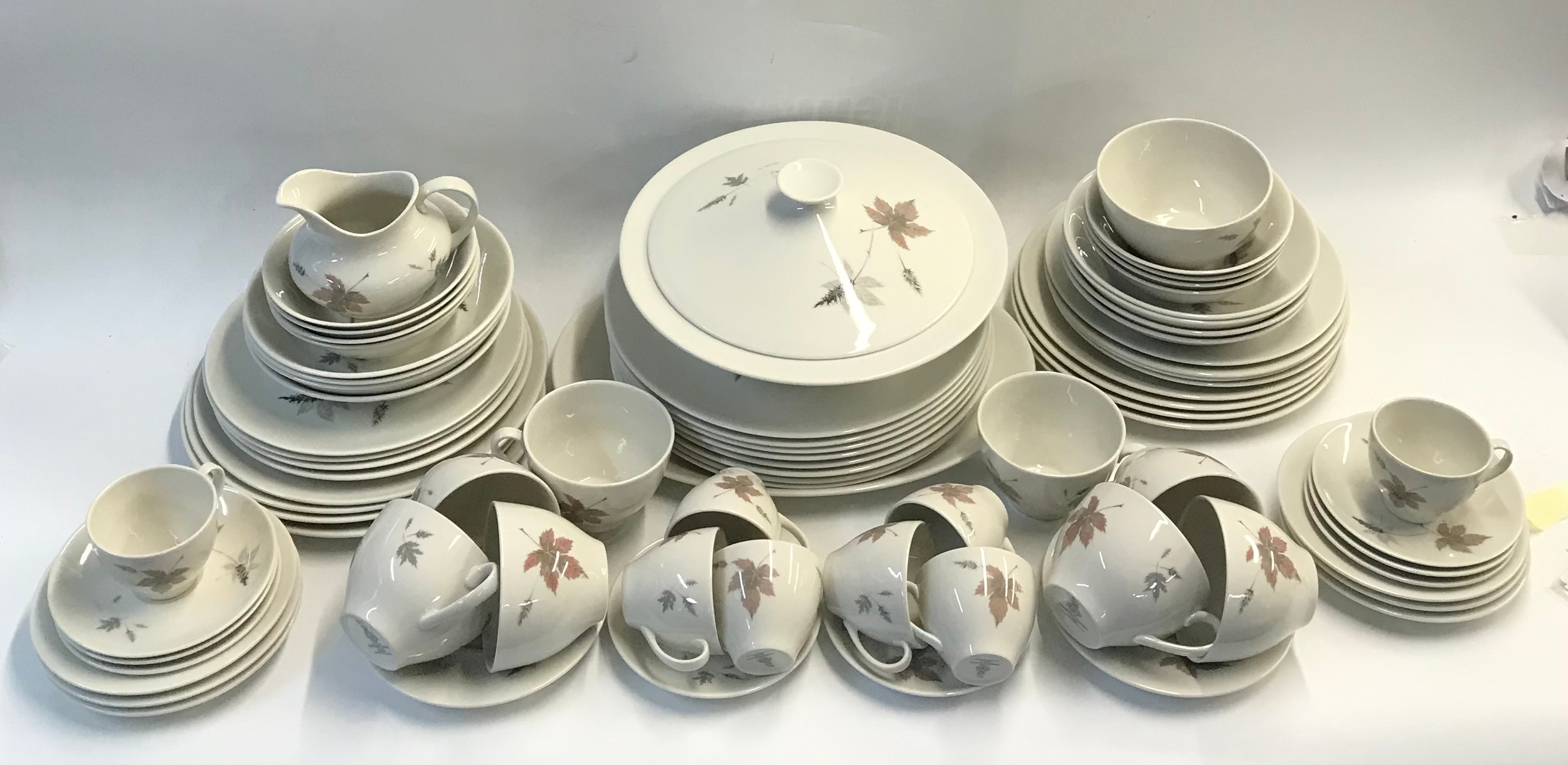 A large ceramic Royal Doulton tea service 