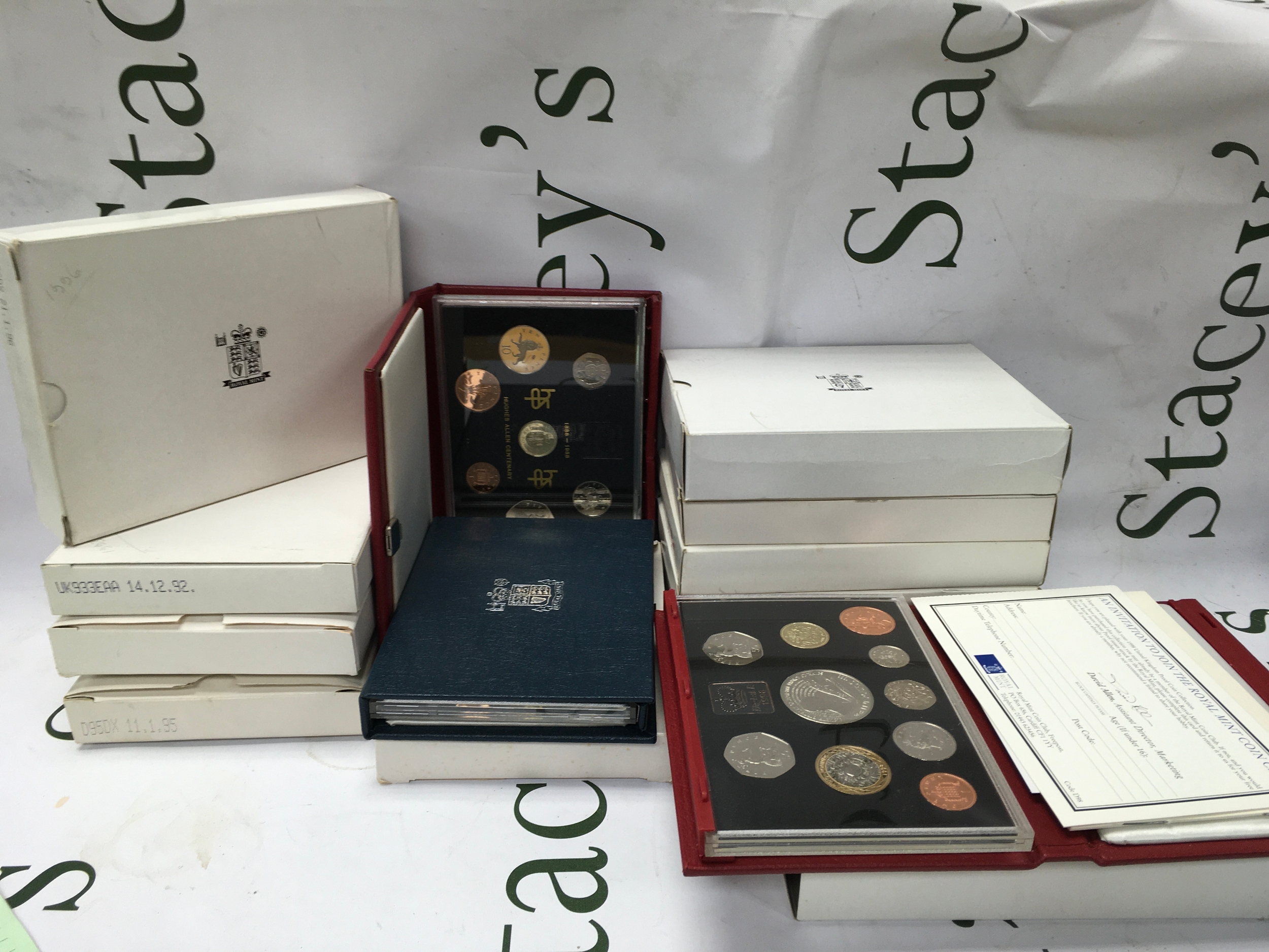 12 royal mint proof set 90's. 