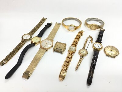 A collection of dress watches