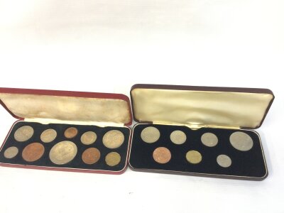 A 1960 7 coin set and one mixed years NO RESERVE