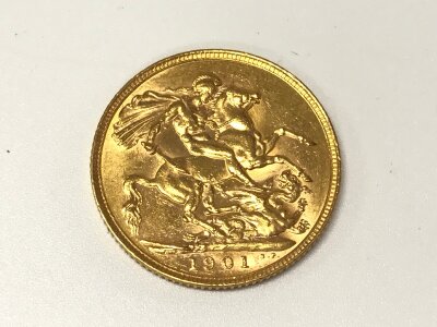 A 1901 full sovereign