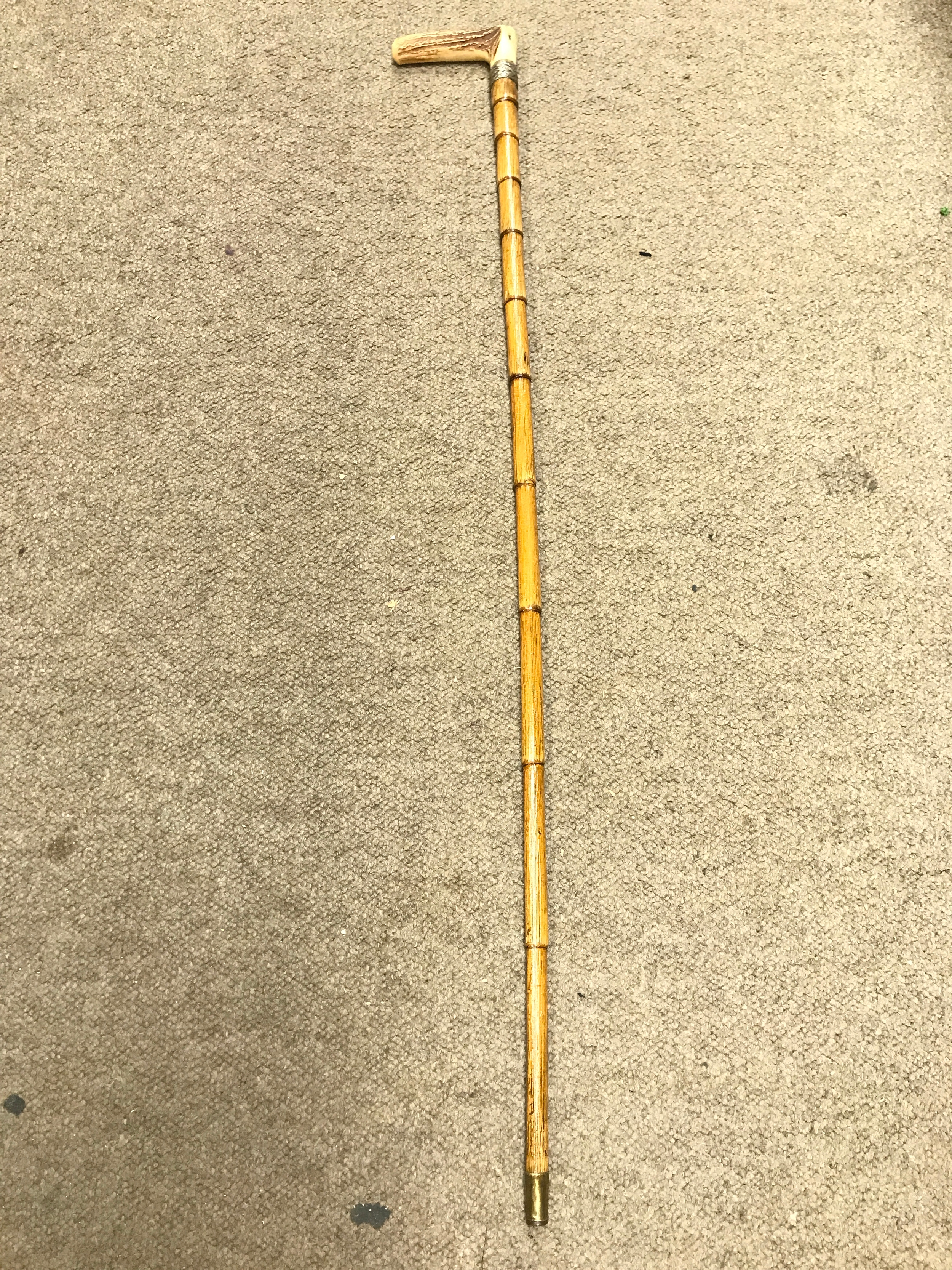 A sword stick blade 80cm long, total length 86cm long 