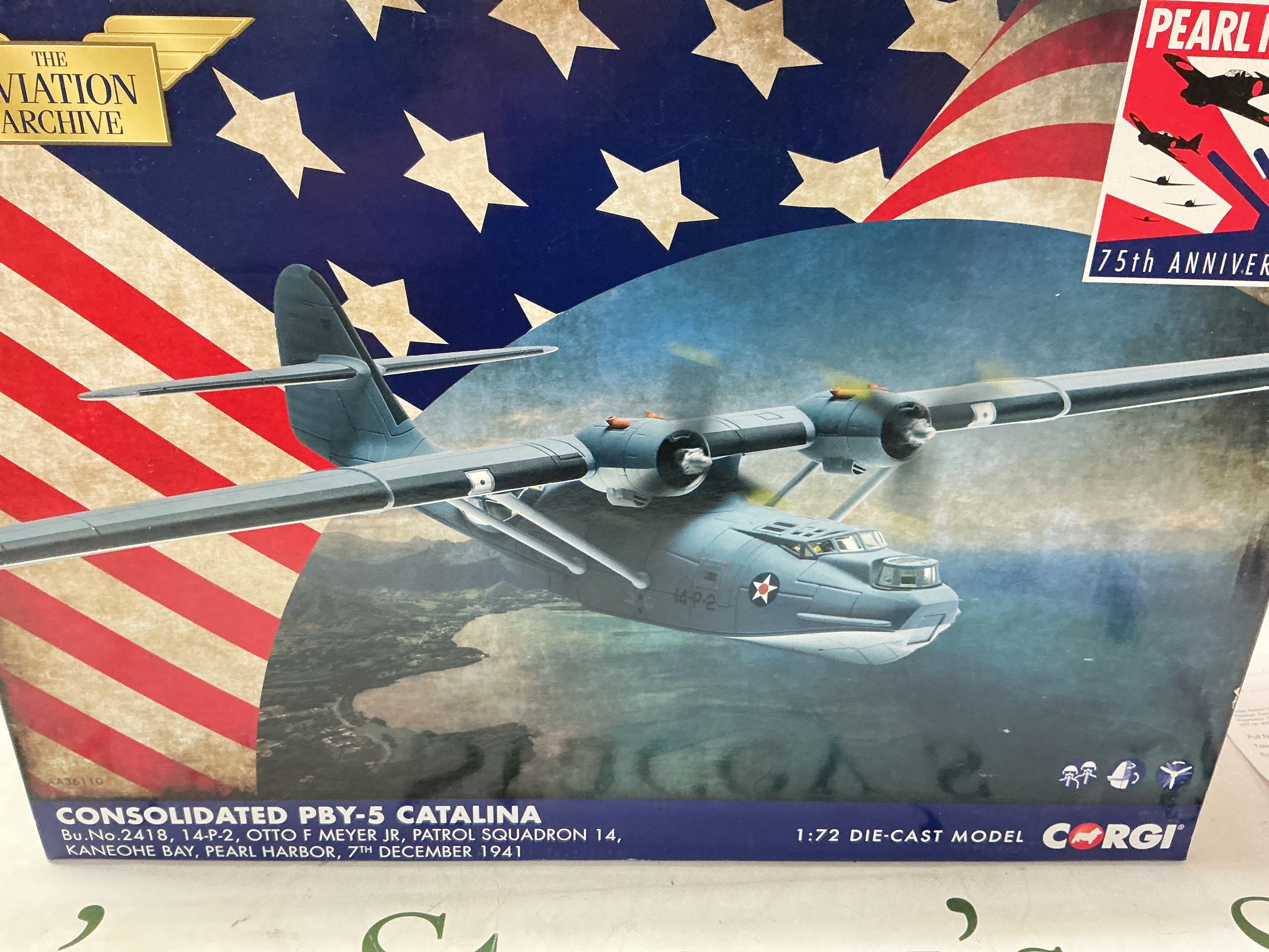 A Boxed Corgi Aviation Archive Consolidated PBY-5 Catalina #AA36110 1/72 Scale.