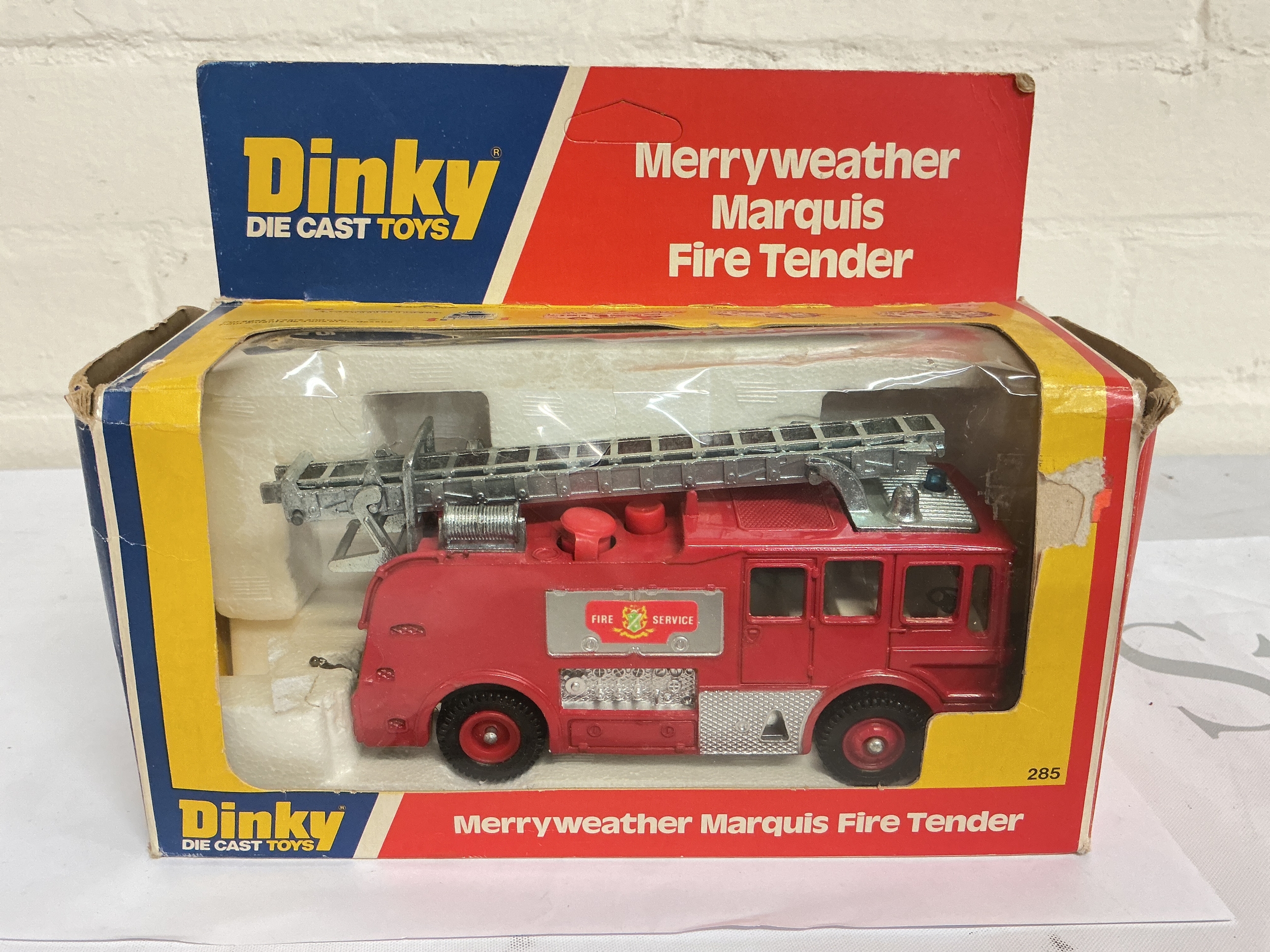 A Boxed Dinky Merryweather Marquis Fire Tender. No Reserve.