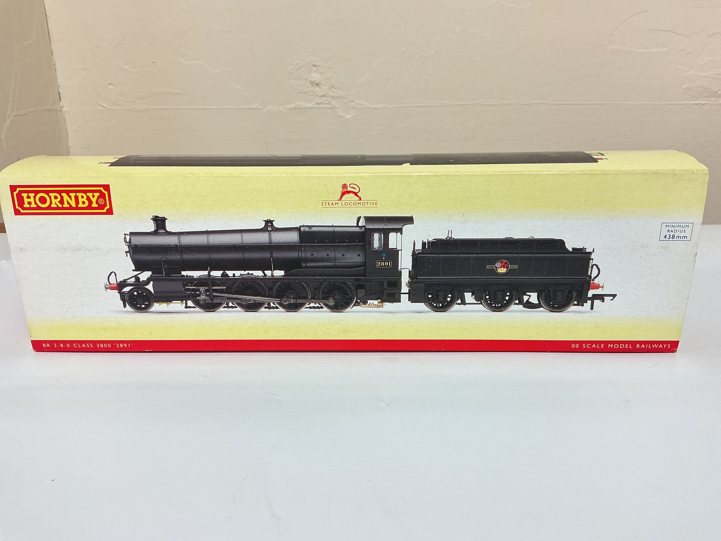 A Boxed Hornby 00 Gauge BR 2-8-0 Class 3800 Locomotive 2891 DCC Fitted. #R2919x. No Reserve.