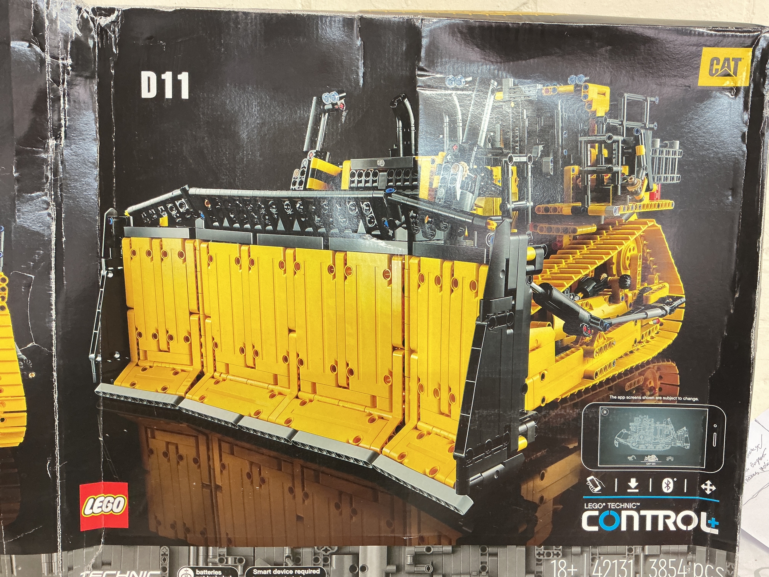 A Boxed Lego Technic Cat D11 Bulldozer #42131. Box Has Been Opened, Appears To Be Complete. No Reserve.