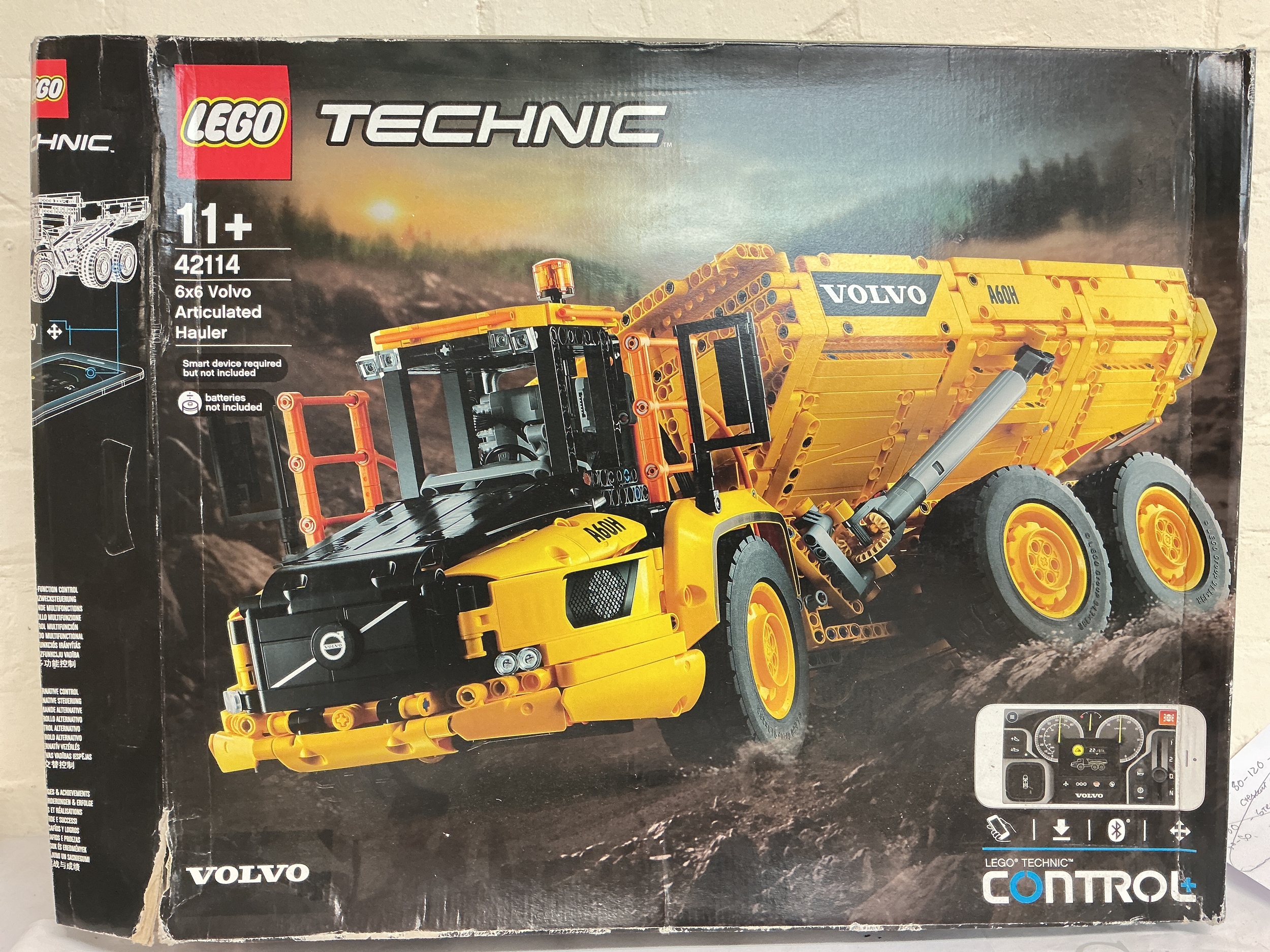 A Boxed Lego Technic 6X6 Volvo Articulated Hauler #42114. Box Has Been Opened, Appears To Be Complete. No Reserve.