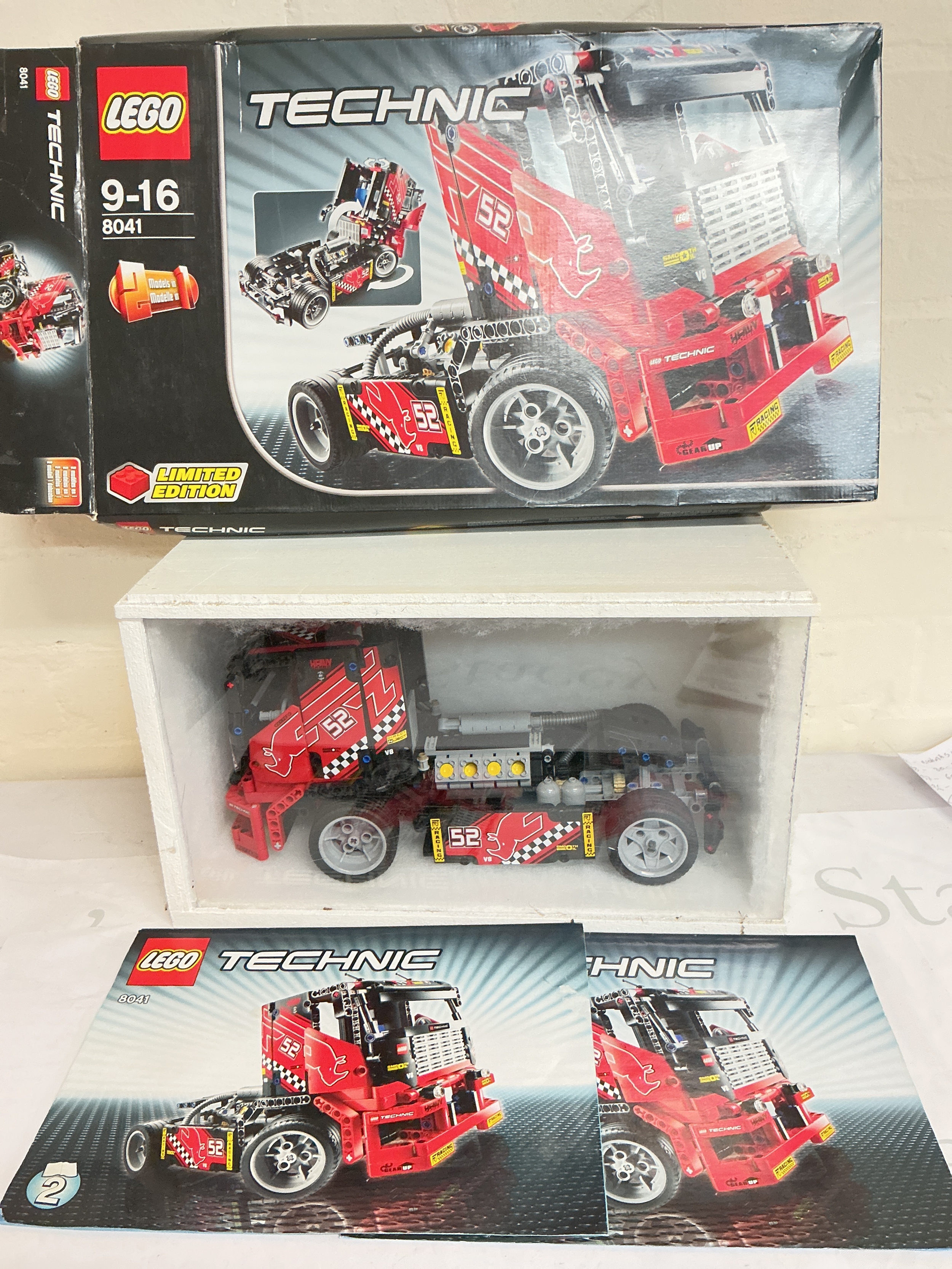 A Boxed Lego Technic Race Truck In Display Box, Including Box And Instructions. No Reserve.(2).