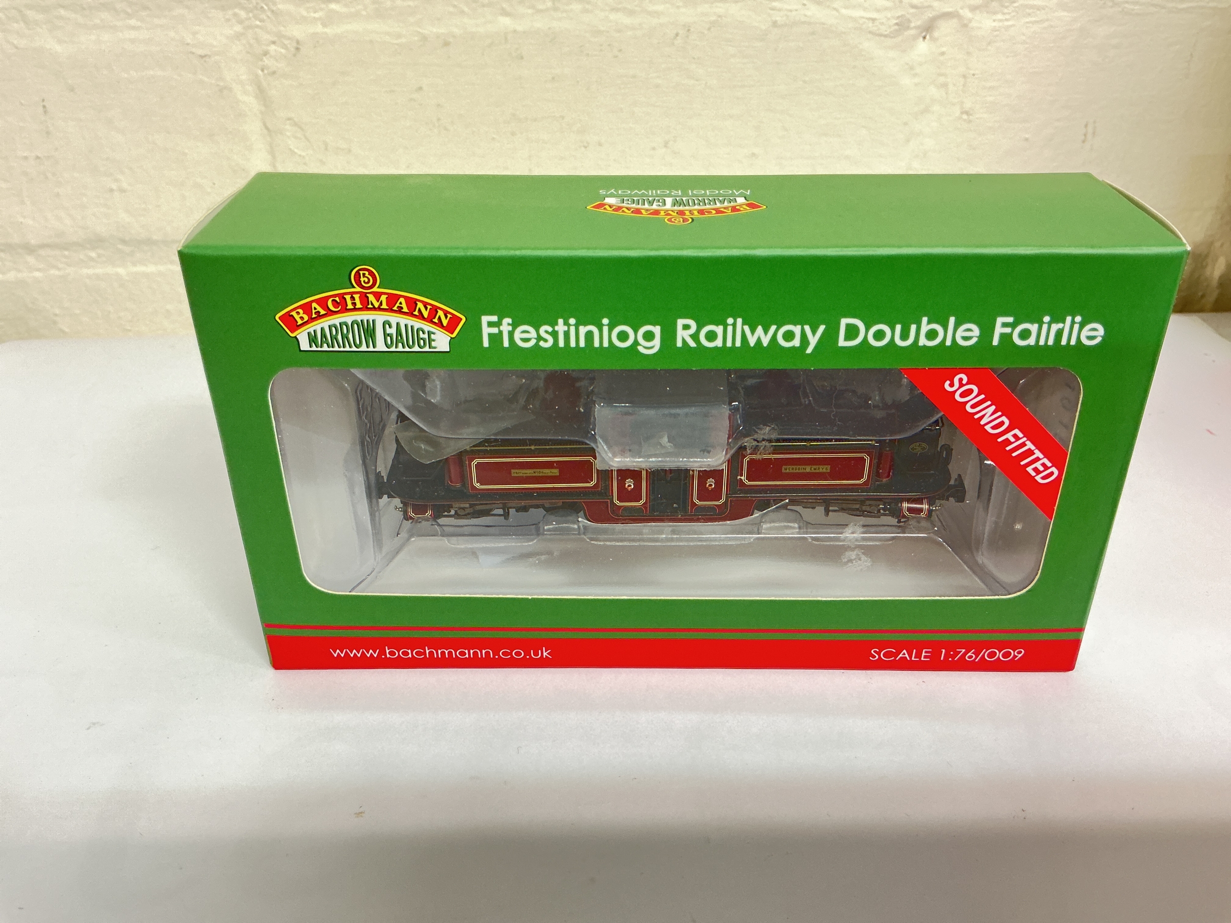 A Boxed Bachmann Narrow Gauge Ffestiniog Railway Double Fairlie 10 Merddin Emrys. #391-101SF