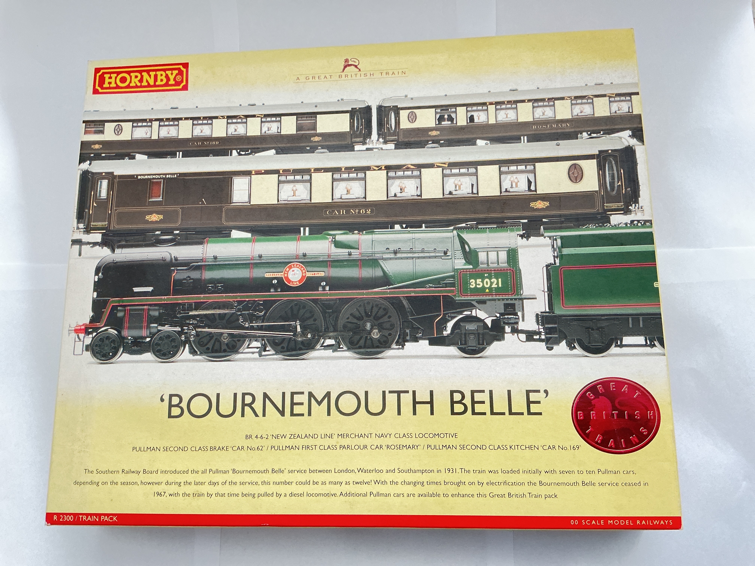 A Boxed Hornby 00 Gauge 'Bournemouth Belle' Locomotive. #R2300. No Reserve.