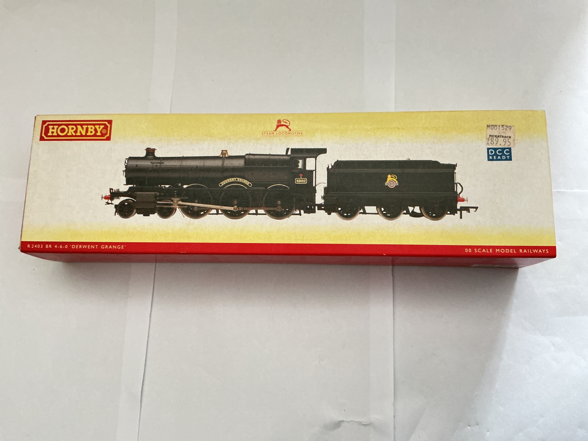 A Boxed Hornby BR Early 4-6-0 6800 Grange Class Derwent Grange 00 Gauge Locomotive. #R2403 DCC. No Reserve. 