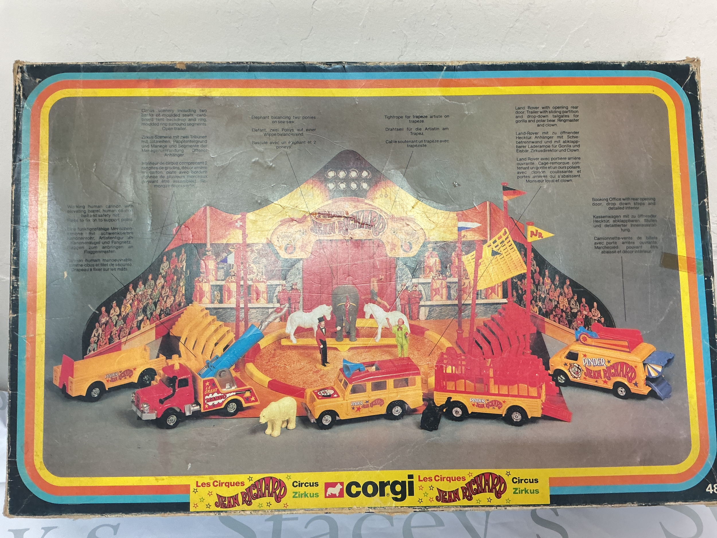 A Boxed Corgi Jean Richard's Circus Set #48.  No Reserve.