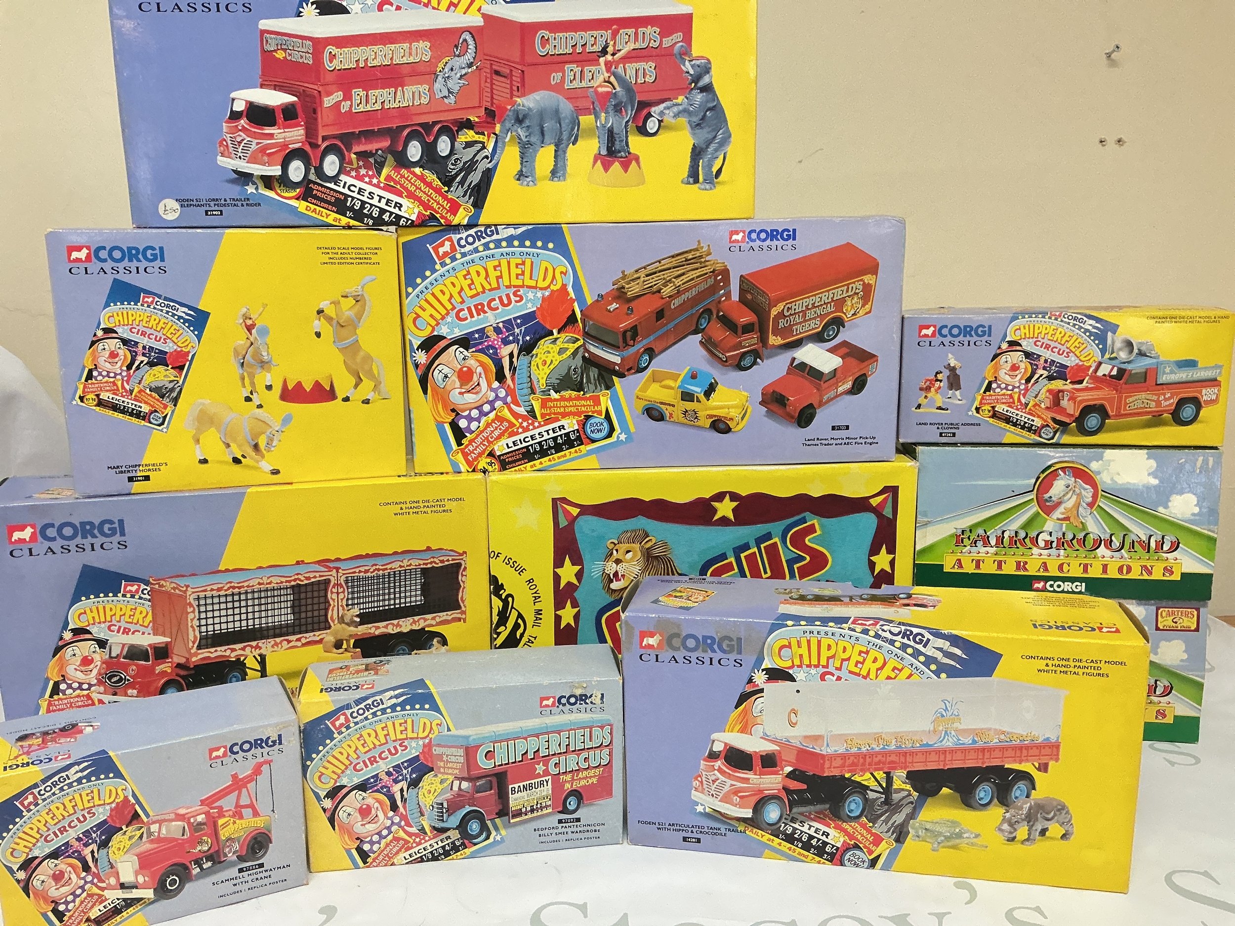A Collection Of Boxed Corgi Classics Circus And Fairground  Diecast. No Reserve.(2).