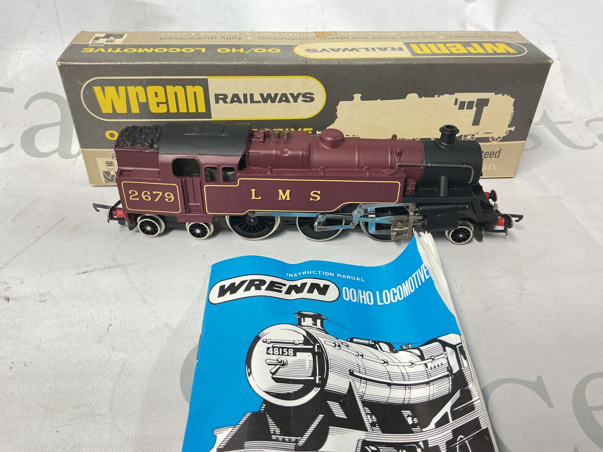 A Boxed Wrenn 00 Gauge 2-6-4 Tank LMS. No Reserve.