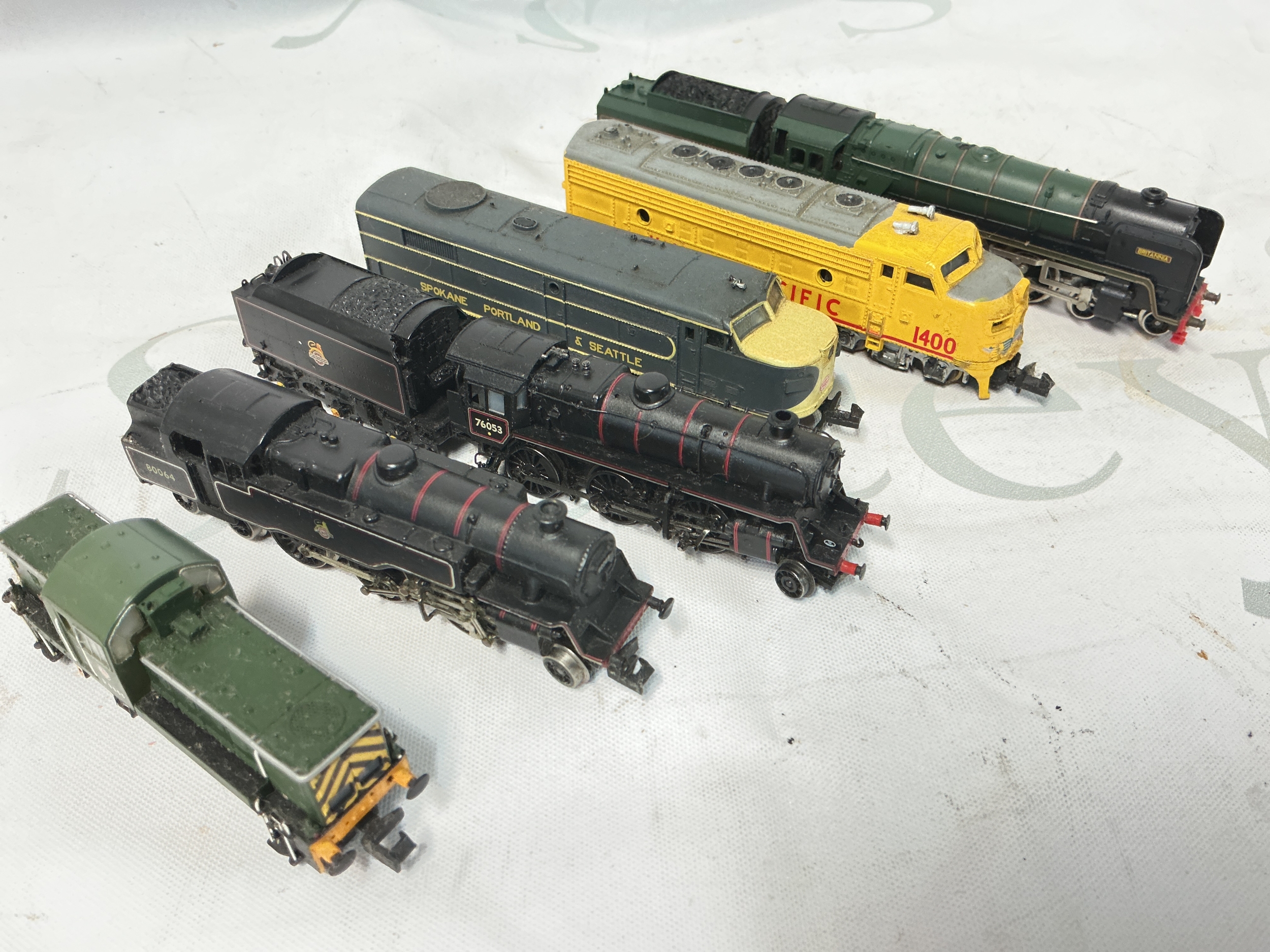 6 N Gauge Locomotives including Bachmann, Graham Farish, Life Like, Etc. No Reserve