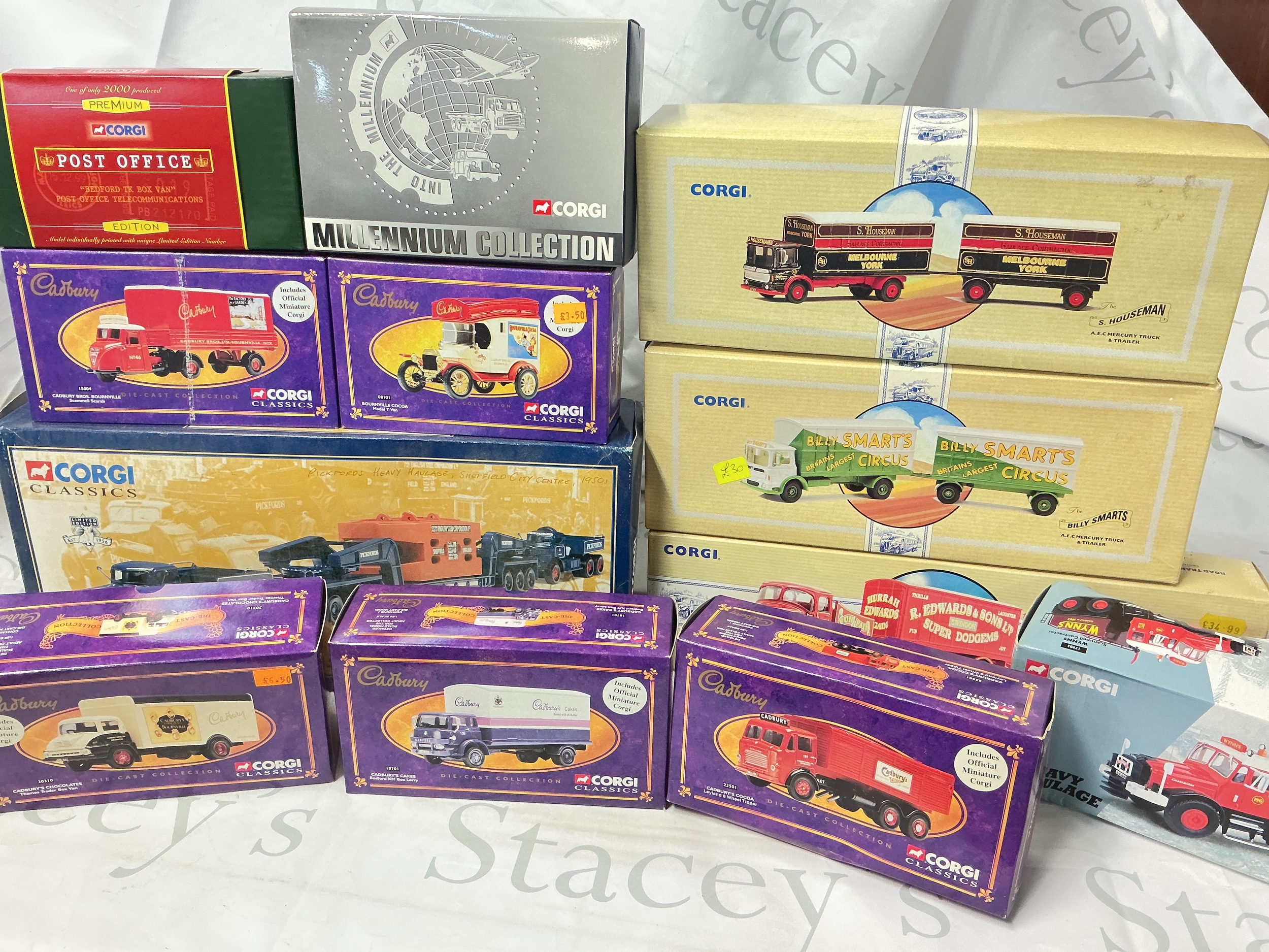 A Box Containing Corgi Classics Lorrie's etc. No Reserve.