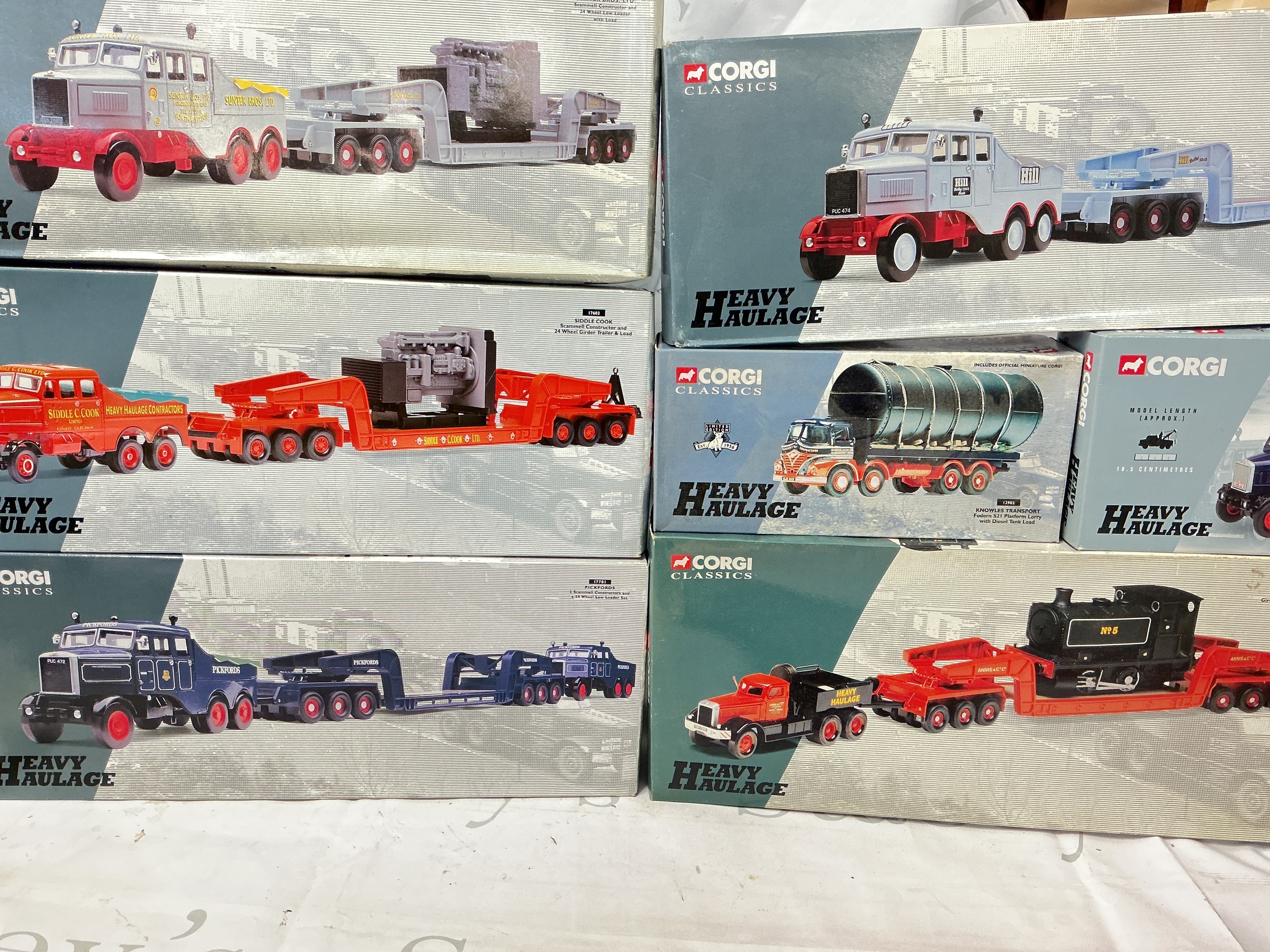 A Collection Of Boxed Corgi Classics Mostly Heavy Haulage.