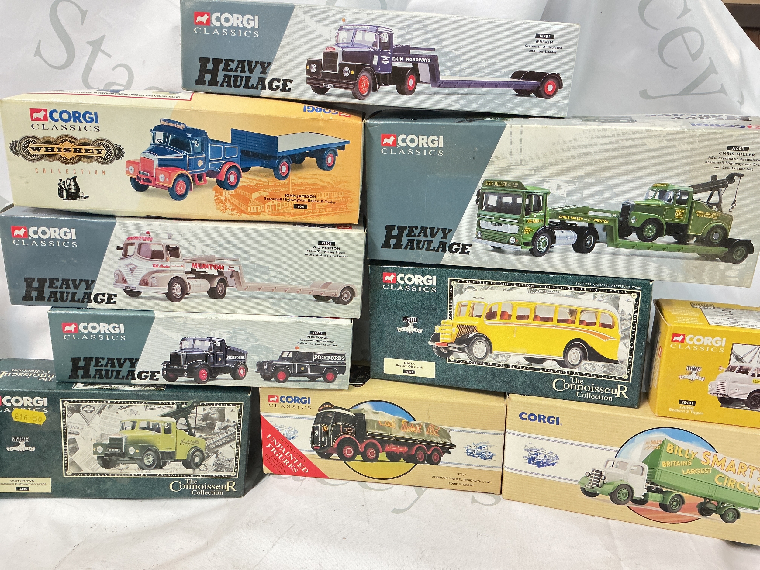 A Box Containing Corgi Classics Including Heavy Haulage. No Reserve.