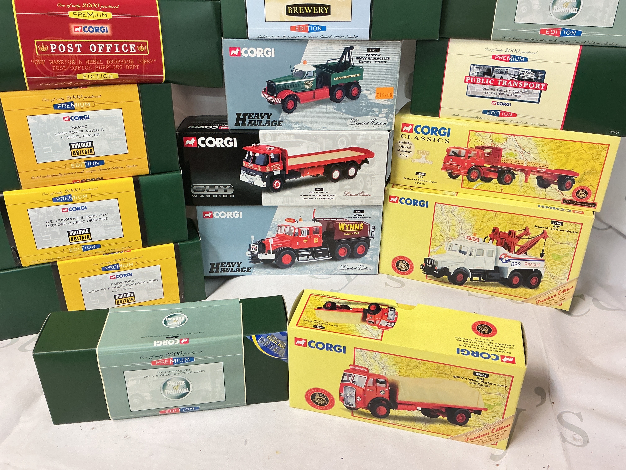 A Collection Of Boxed Corgi Classics Including Premium Edition And Heavy Haulage. No Reserve.