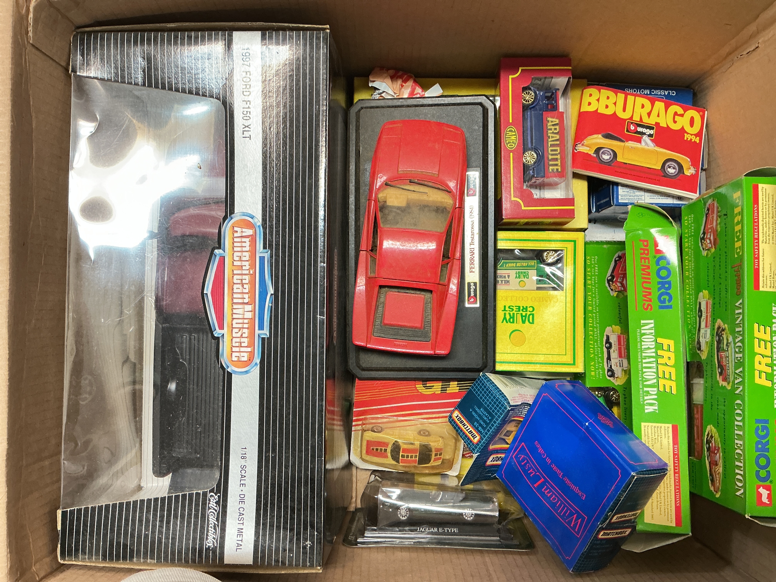 2 Boxes Of Various Boxed And Loose Diecast, various Makes, No Reserve. (2).