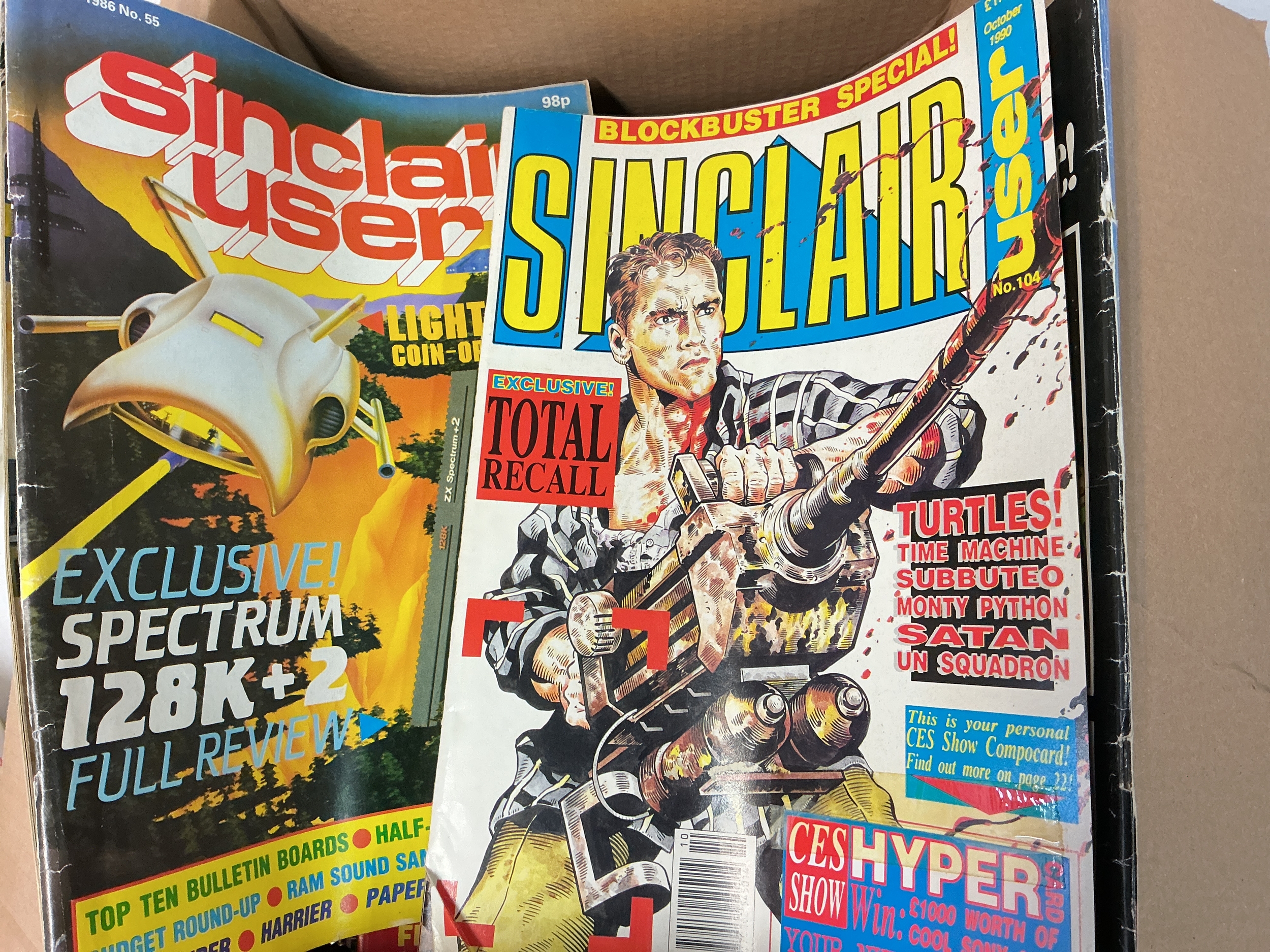 A Box Containing Vintage Computer Magazines. Approximately 25, No Reserve.