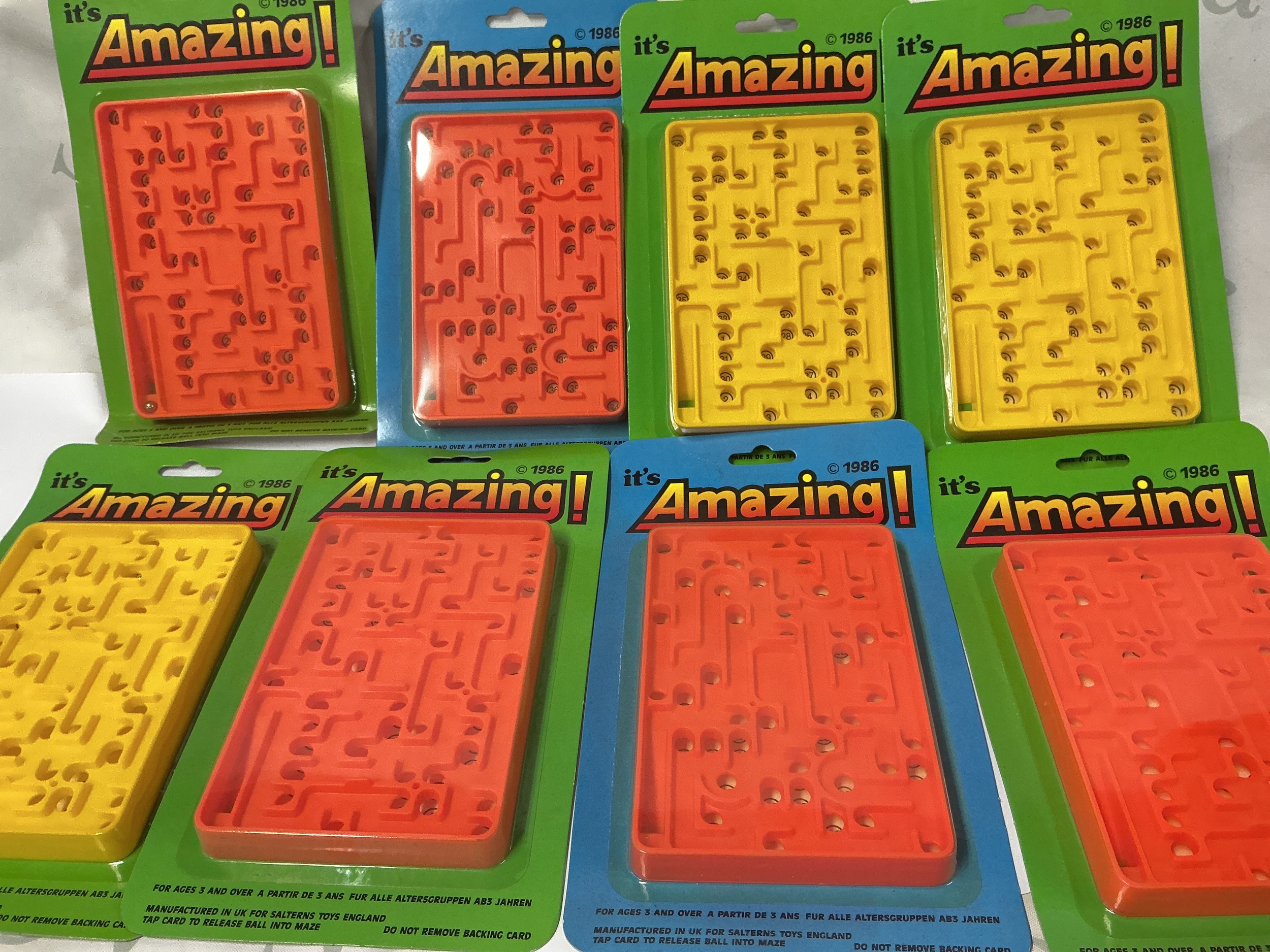 A Collection Of Salterns Toys It's Amazing Puzzle Games, No Reserve.