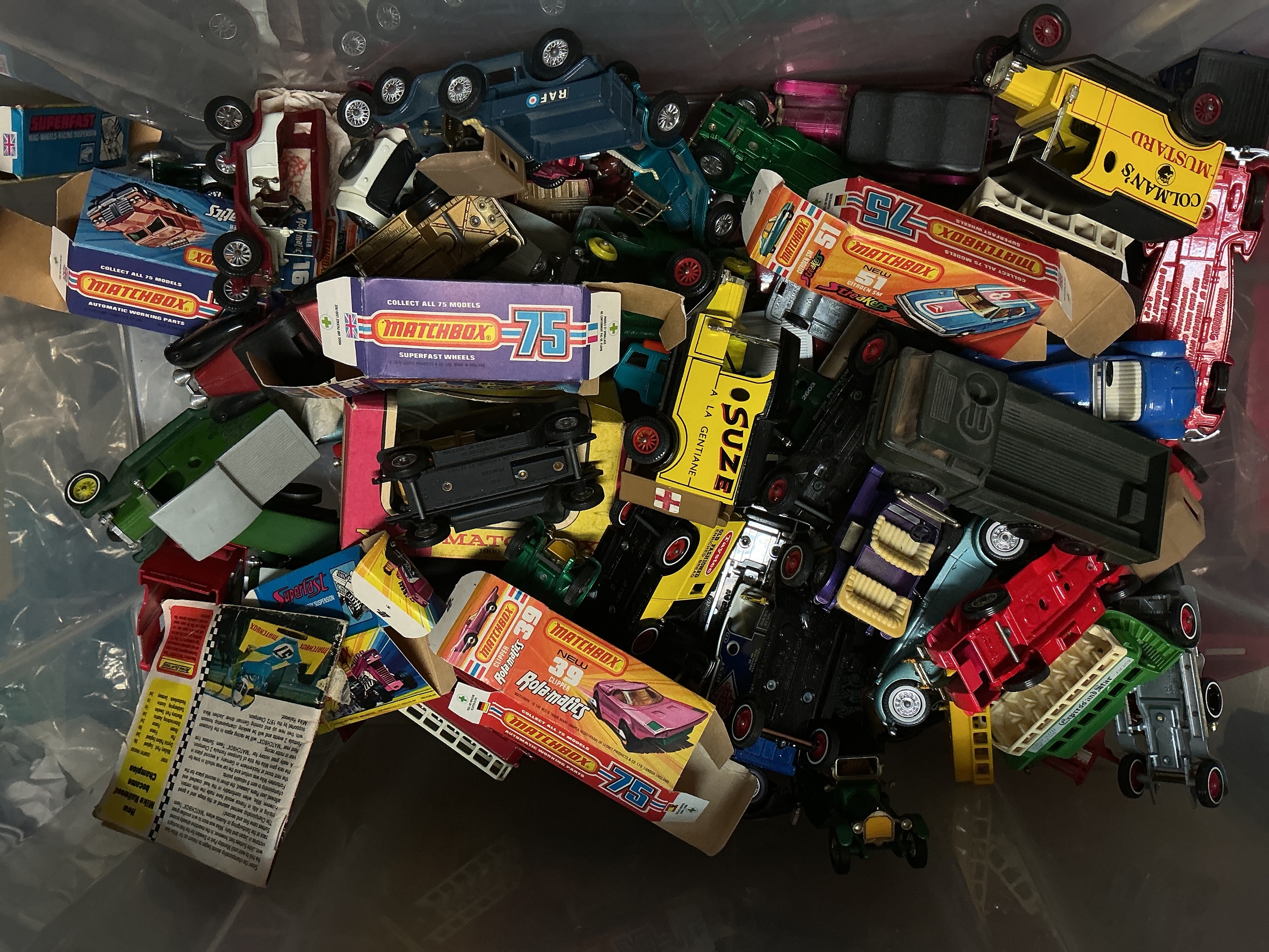 A Box Containing Matchbox Models Of Yesteryear, Empty Boxes Etc. No Reserve.