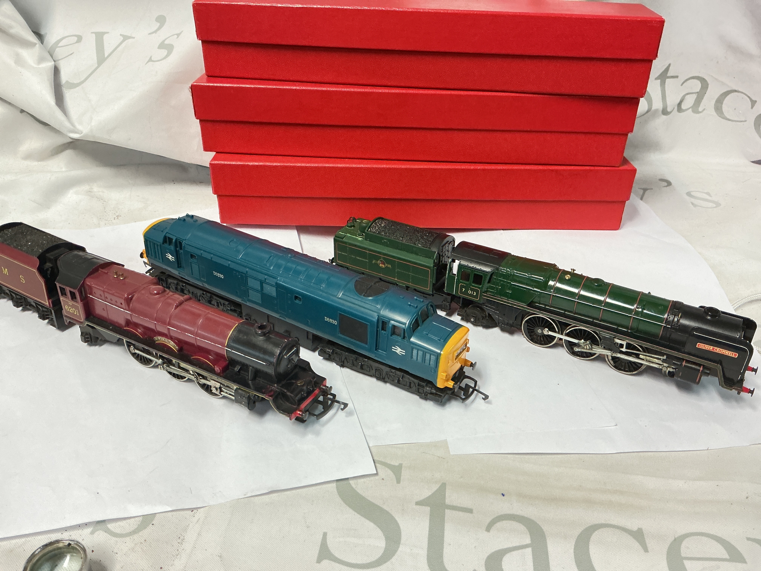 3 00 Gauge Locomotives Including Hornby.