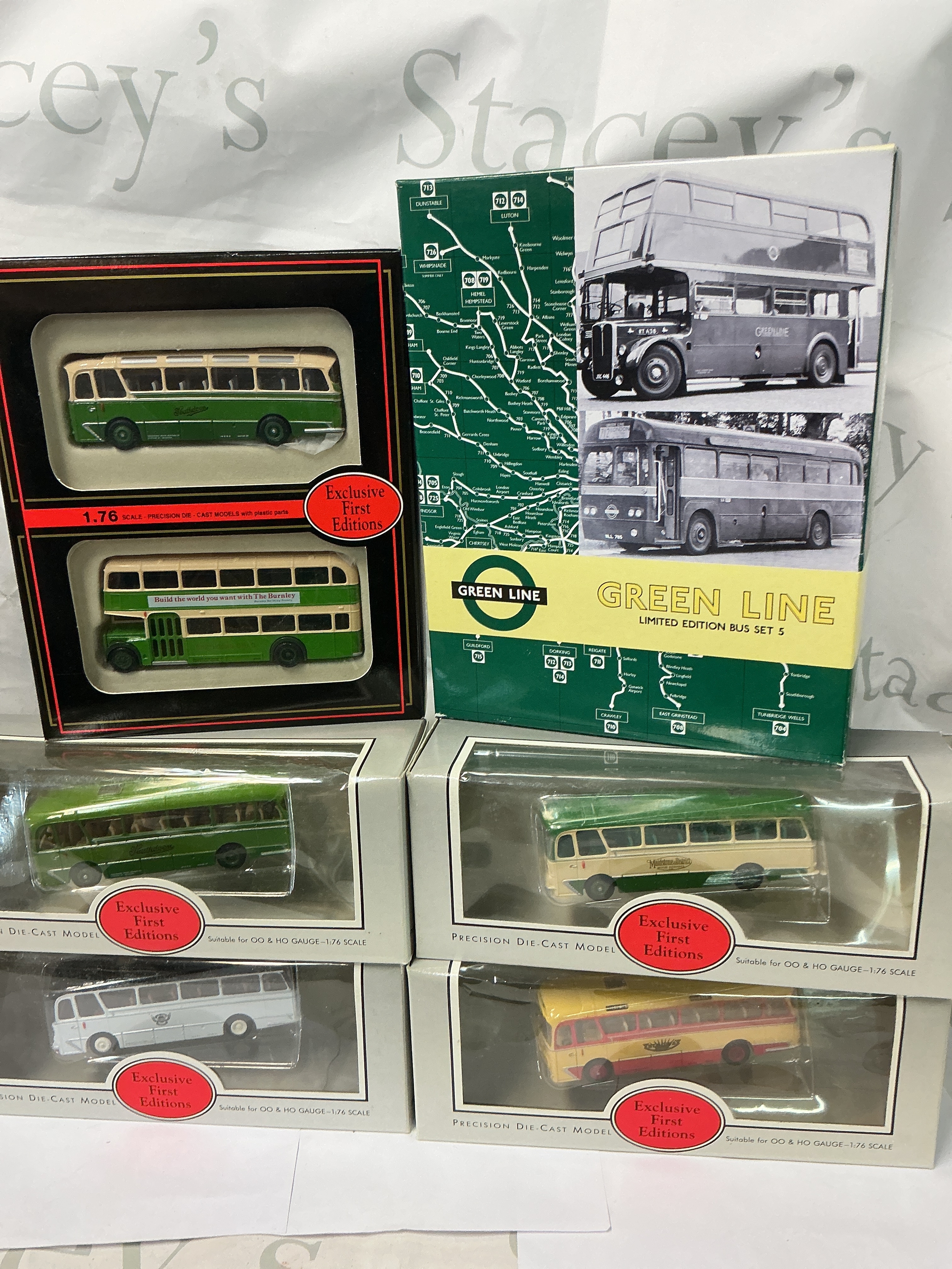4 Boxes Containing Exclusive First Edition Buses. No Reserve.