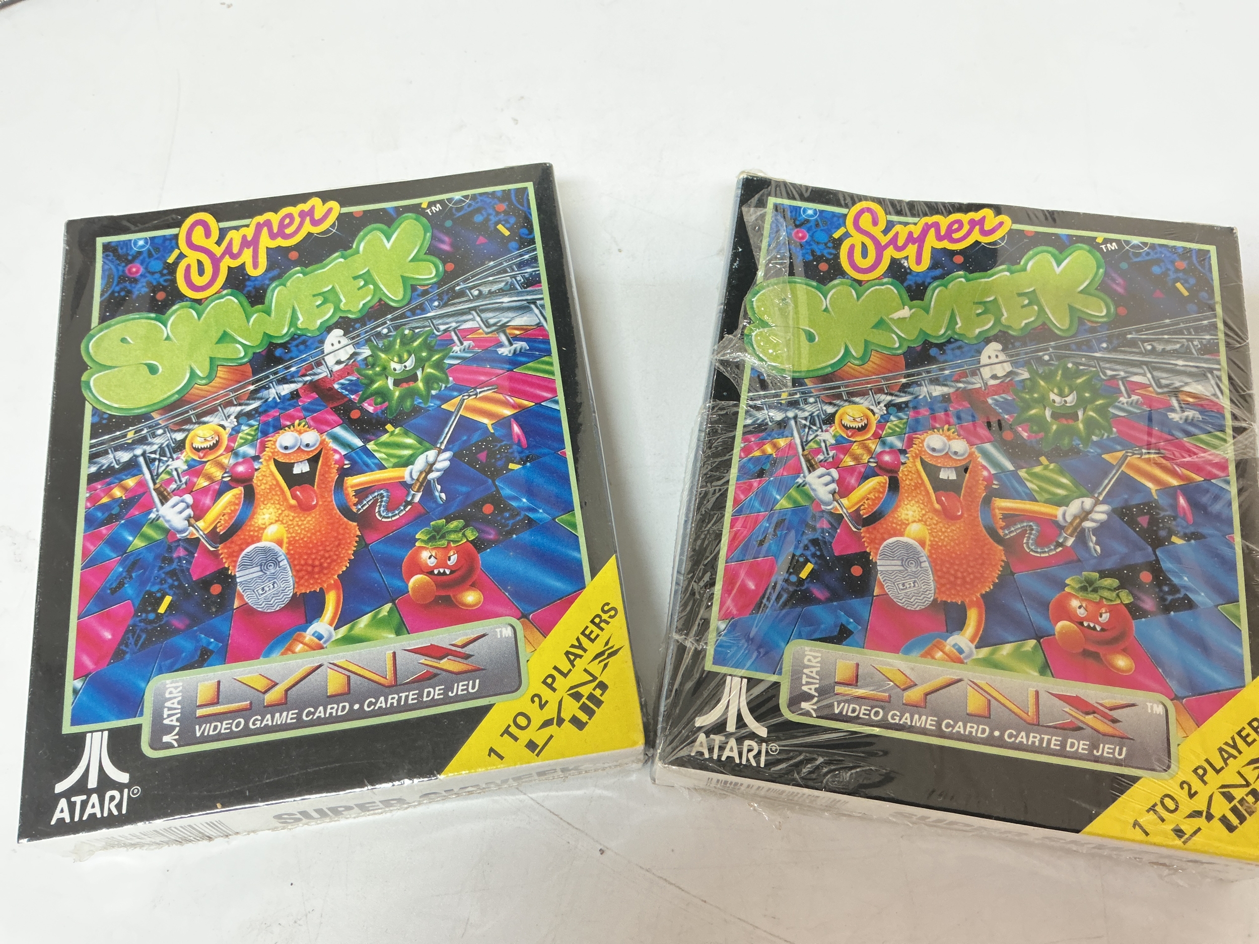 2 X Boxed And Sealed Atari Lynx Super Skweek Games.