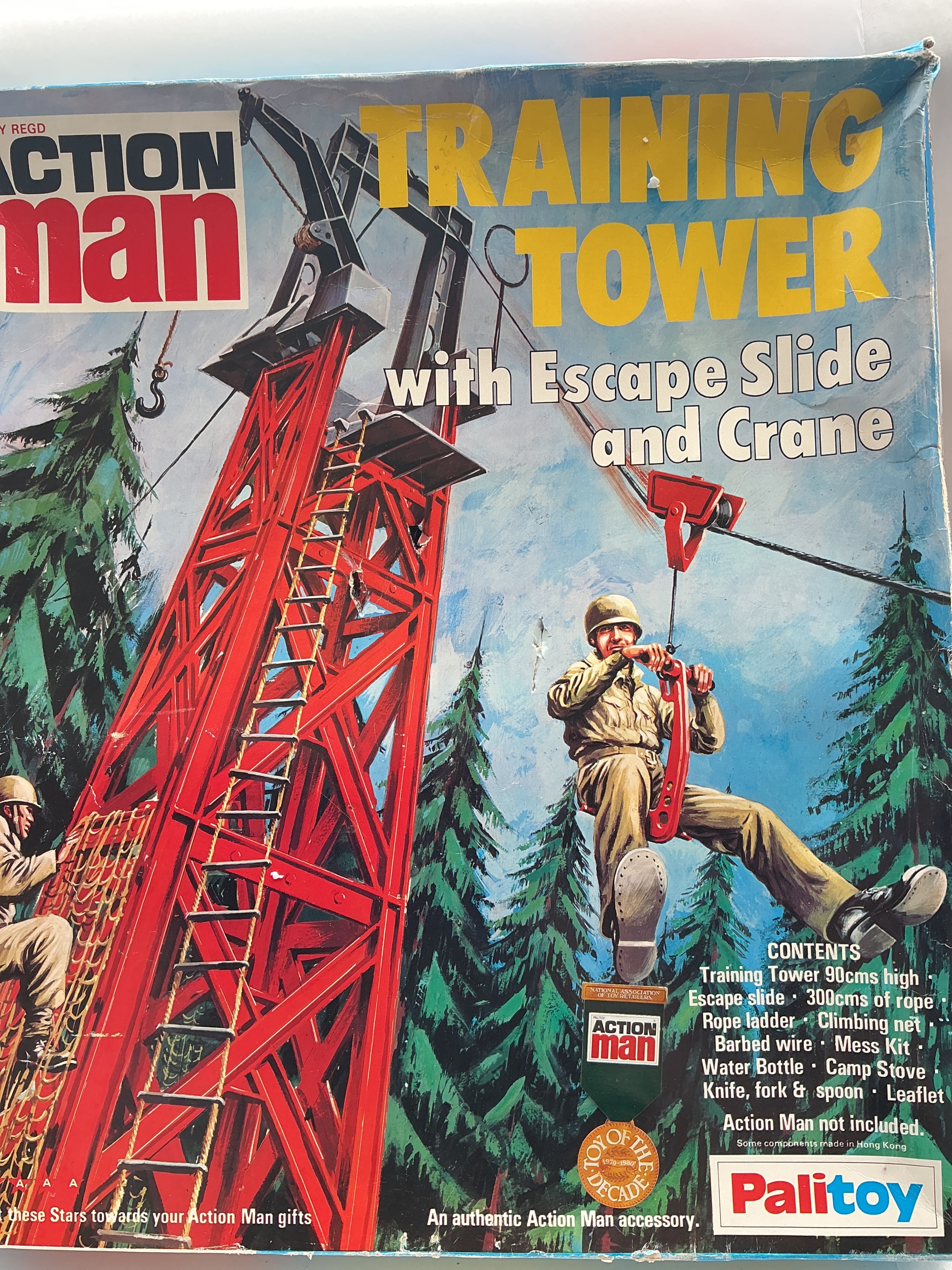 A Boxed Palitoy Action Man Training Tower. No Reserve.