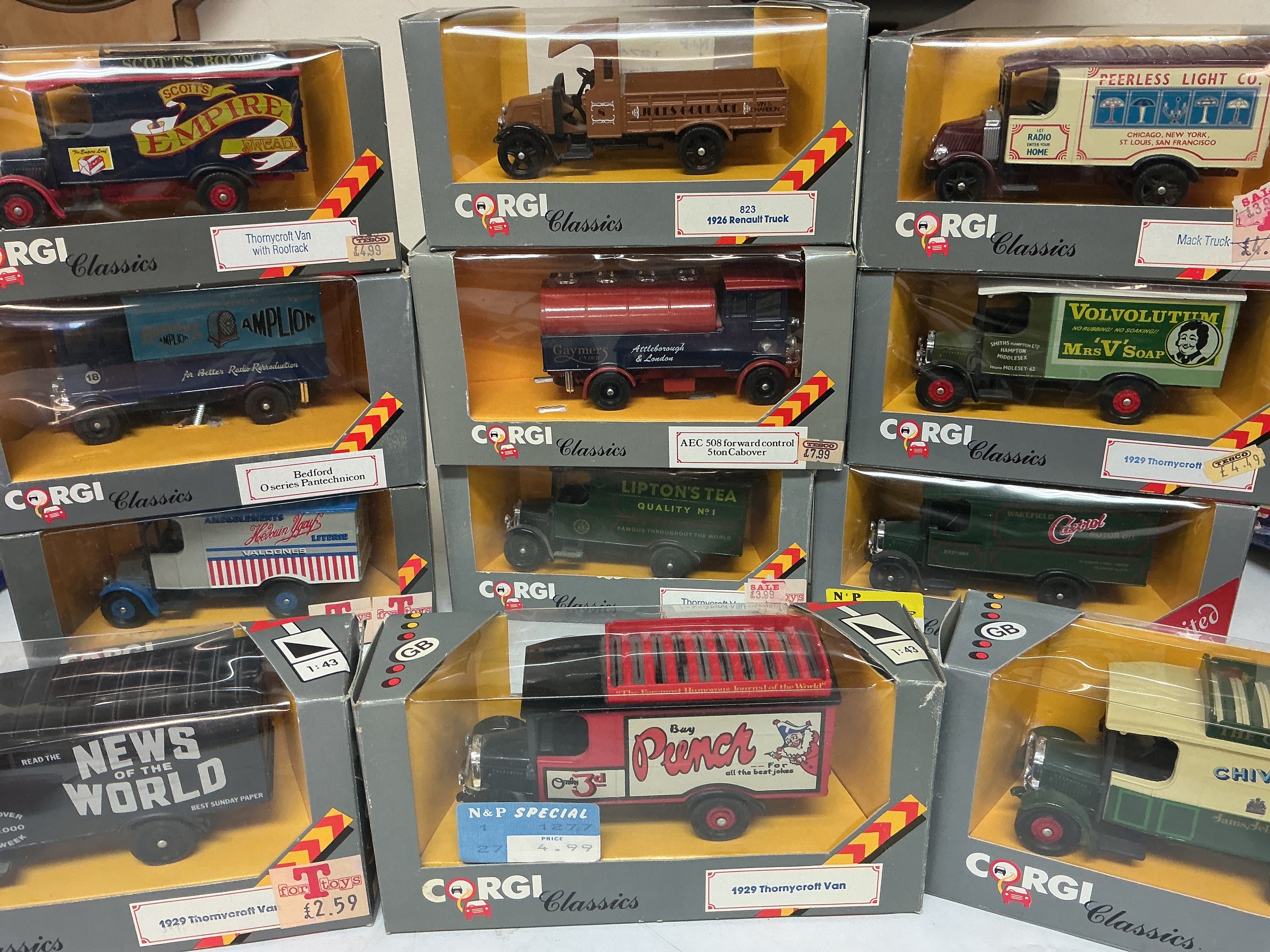2 Boxes Containing Boxed Corgi Classics. No Reserve.