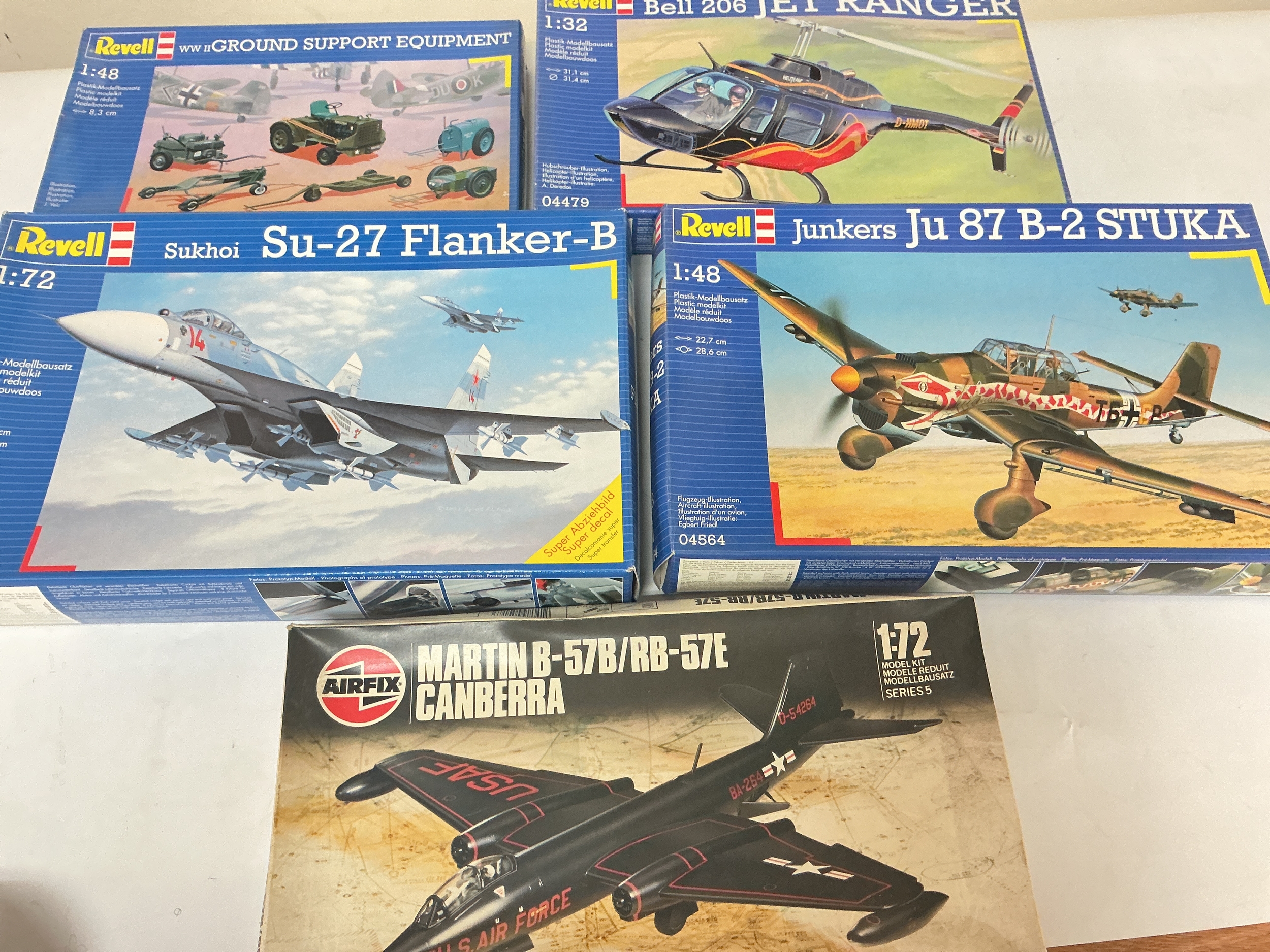 A Collection Of Boxed Matchbox Plastic Model Kits Including Revell, Italeri And Airfix. No Reserve.