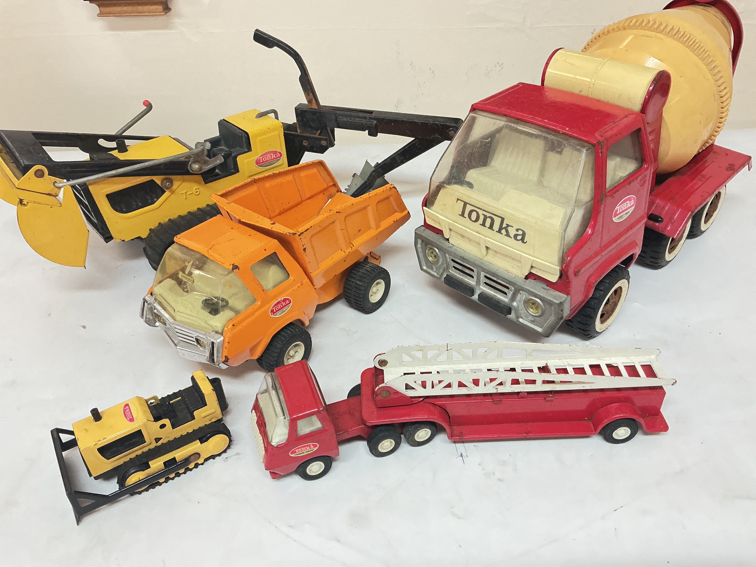 A Small Collection Of Vintage Tonga Toys. No Reserve.