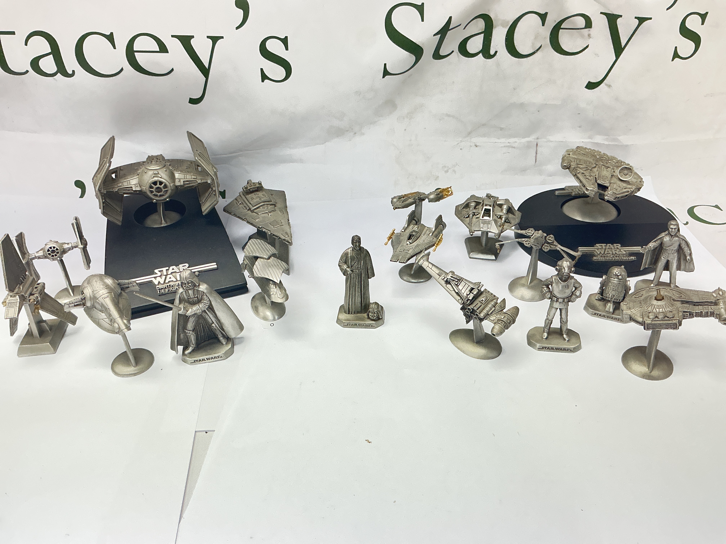 A Collection Of Star Wars Pewter.  No Reserve.
